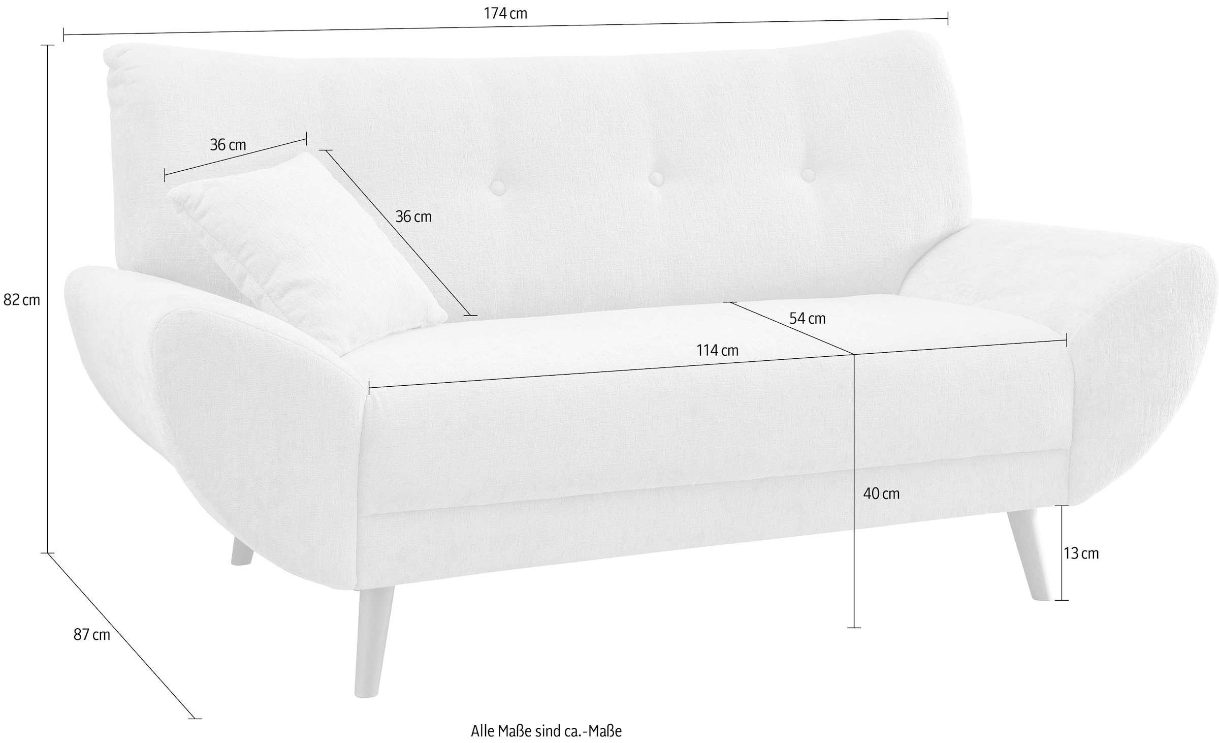 Home affaire 2-Sitzer »Basta«