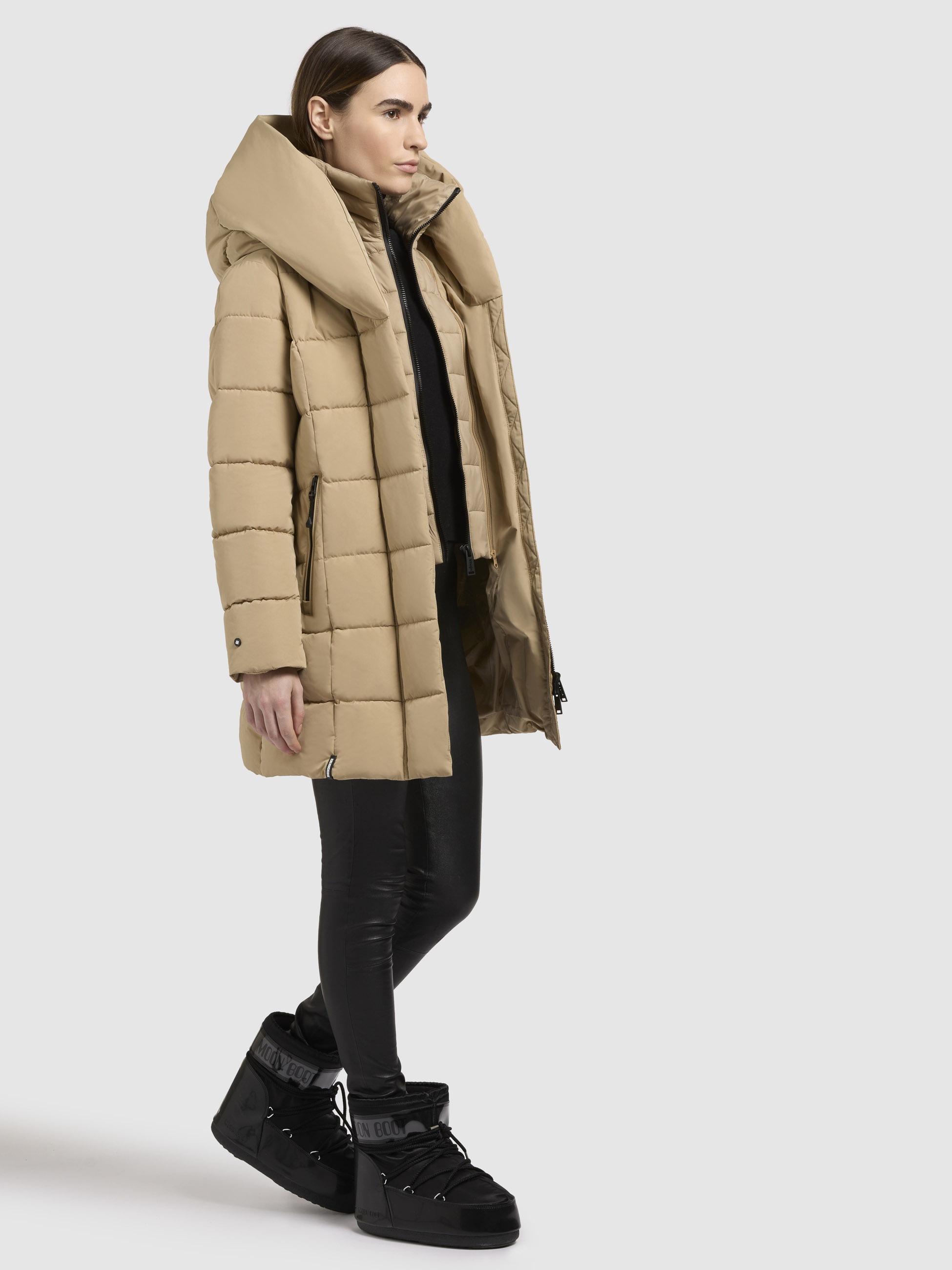 khujo Steppjacke »TENX«, mit Kapuze