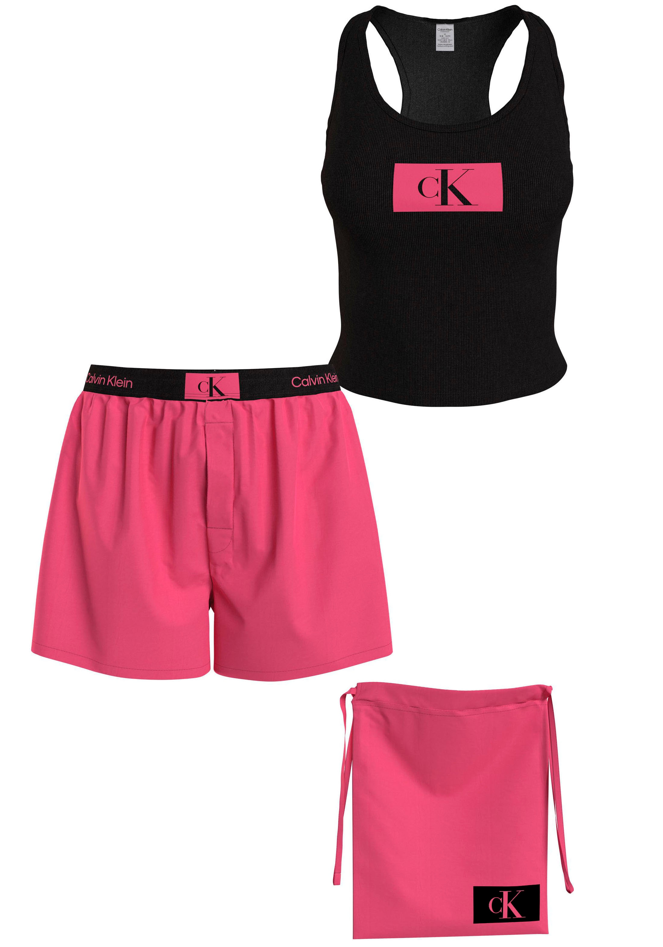 mit tlg.), Calvin | IN BAUR (Set, BAG«, A CK-Logo »PJ 3 Schlafanzug Klein kaufen