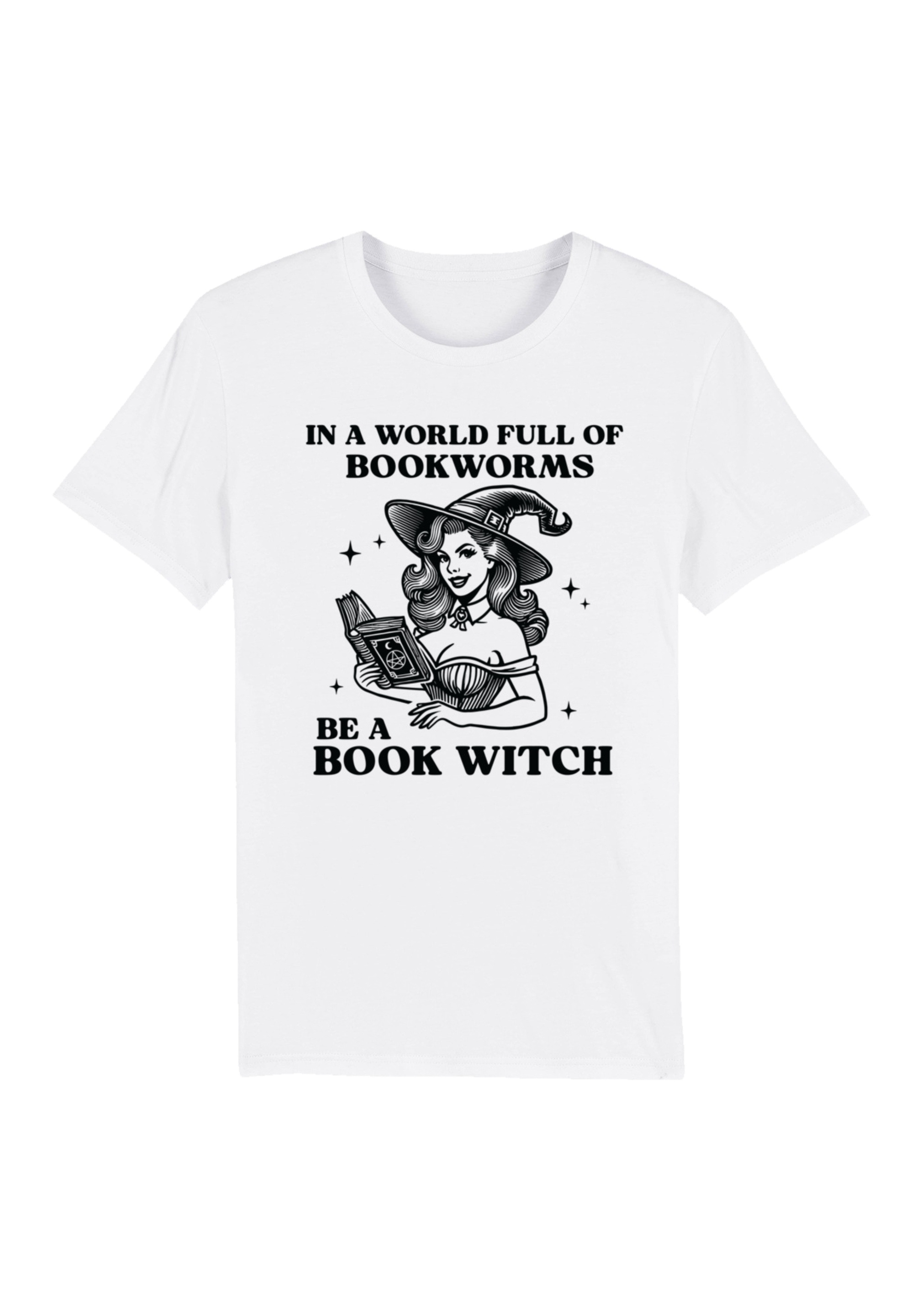 F4NT4STIC T-Shirt "Halloween Witch be a book witch", Premium Qualität, Hall günstig online kaufen