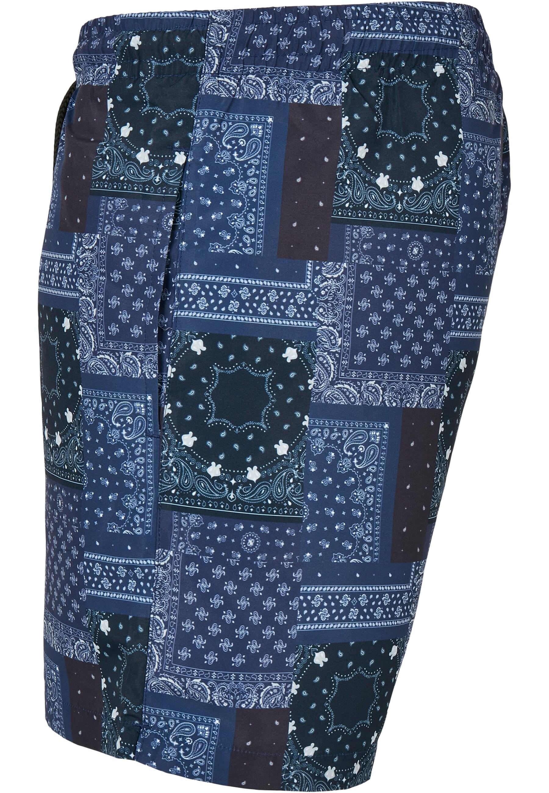 URBAN CLASSICS Badeshorts »Urban Classics Herren Pattern Swim Shorts«