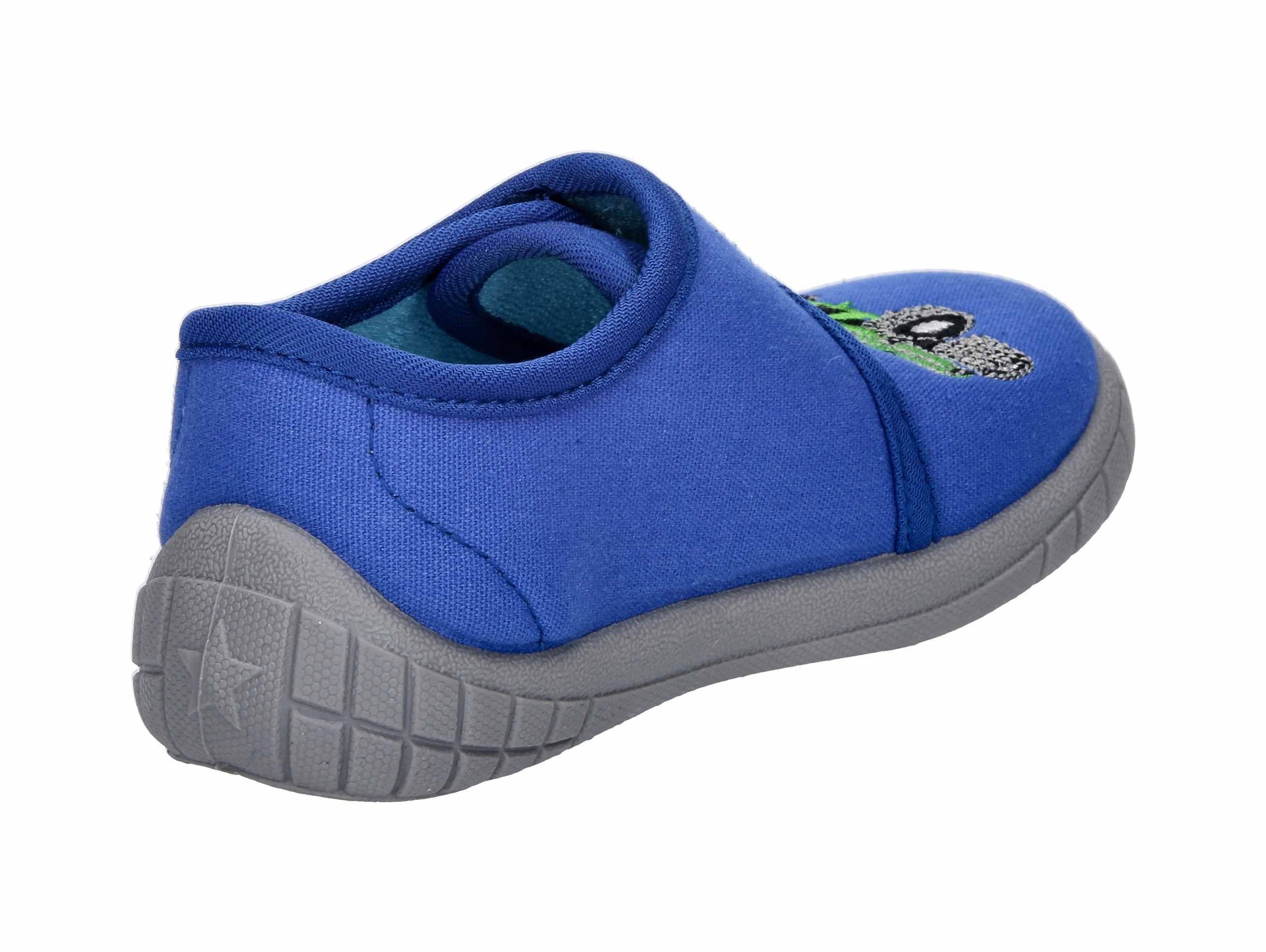 Hausschuh LICO "Hausschuh Cookie Boy", Mädchen, Gr. 32, blau, Synthetik, Schuhe Hausschuh 3