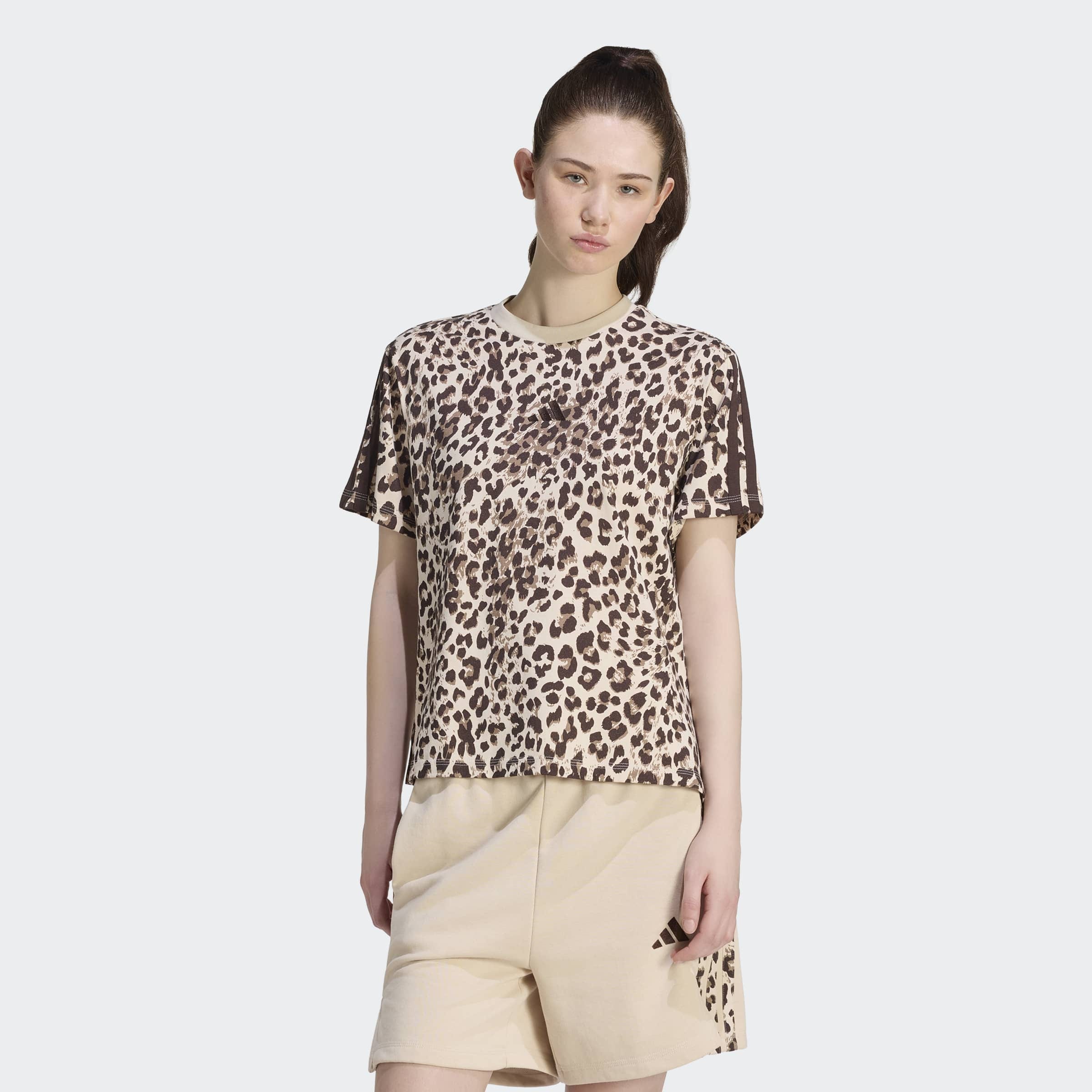 adidas Sportswear T-Shirt "SEASONAL ESSENTIALS MIT ANIMALPRINT"