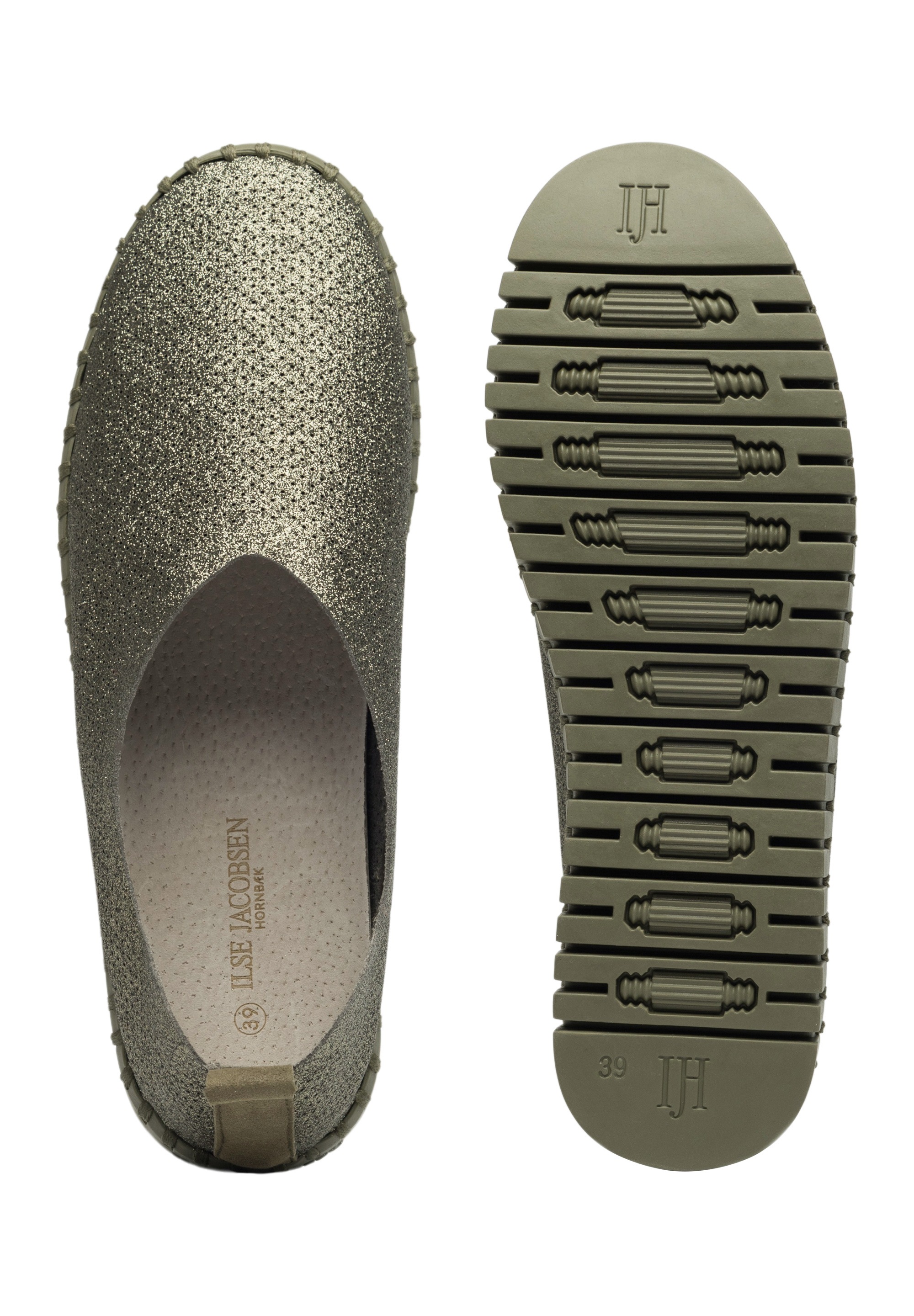 Ilse Jacobsen Slipper "Tulip3272GB", Glitzerslipper, recycelte Mikrofaser, günstig online kaufen