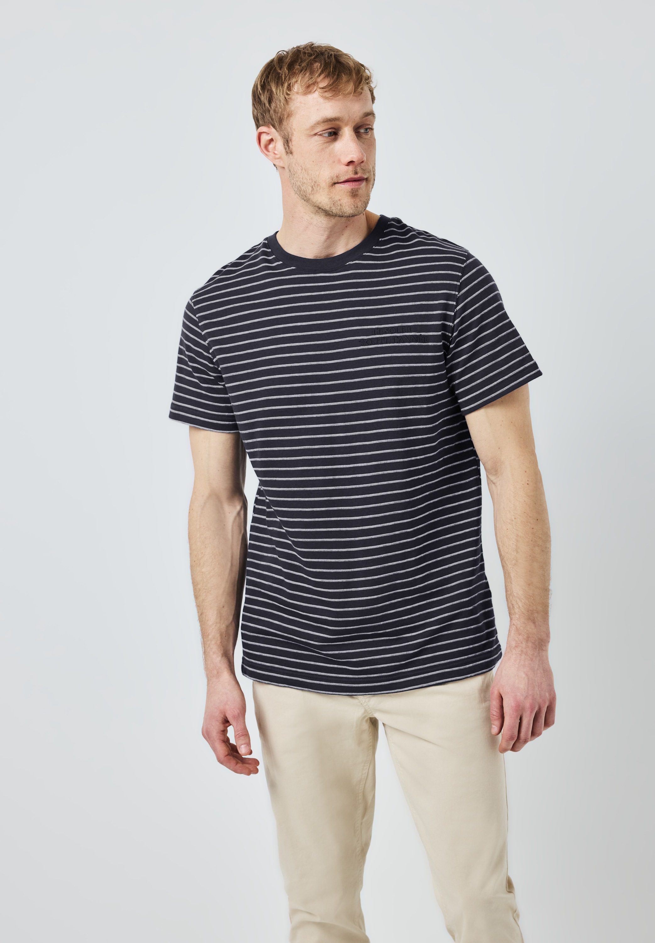 STREET ONE MEN T-Shirt, mit Wording günstig online kaufen