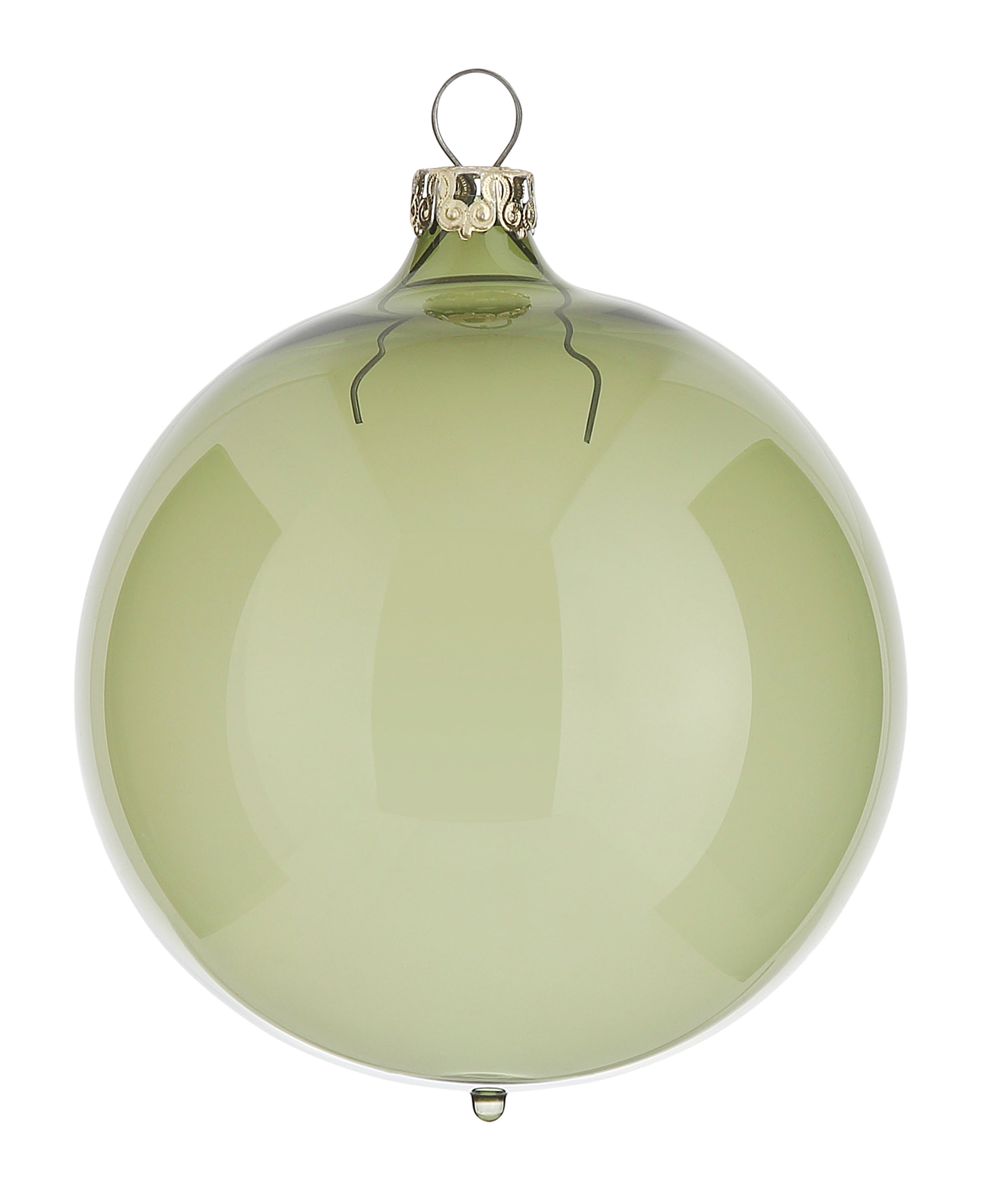 Thüringer Glasdesign »Transparent, BAUR kaufen Weihnachtsdeko, Christbaumschmuck, Weihnachtsbaumkugel grün 6 Christbaumkugeln Glas«, | (Set, St.)