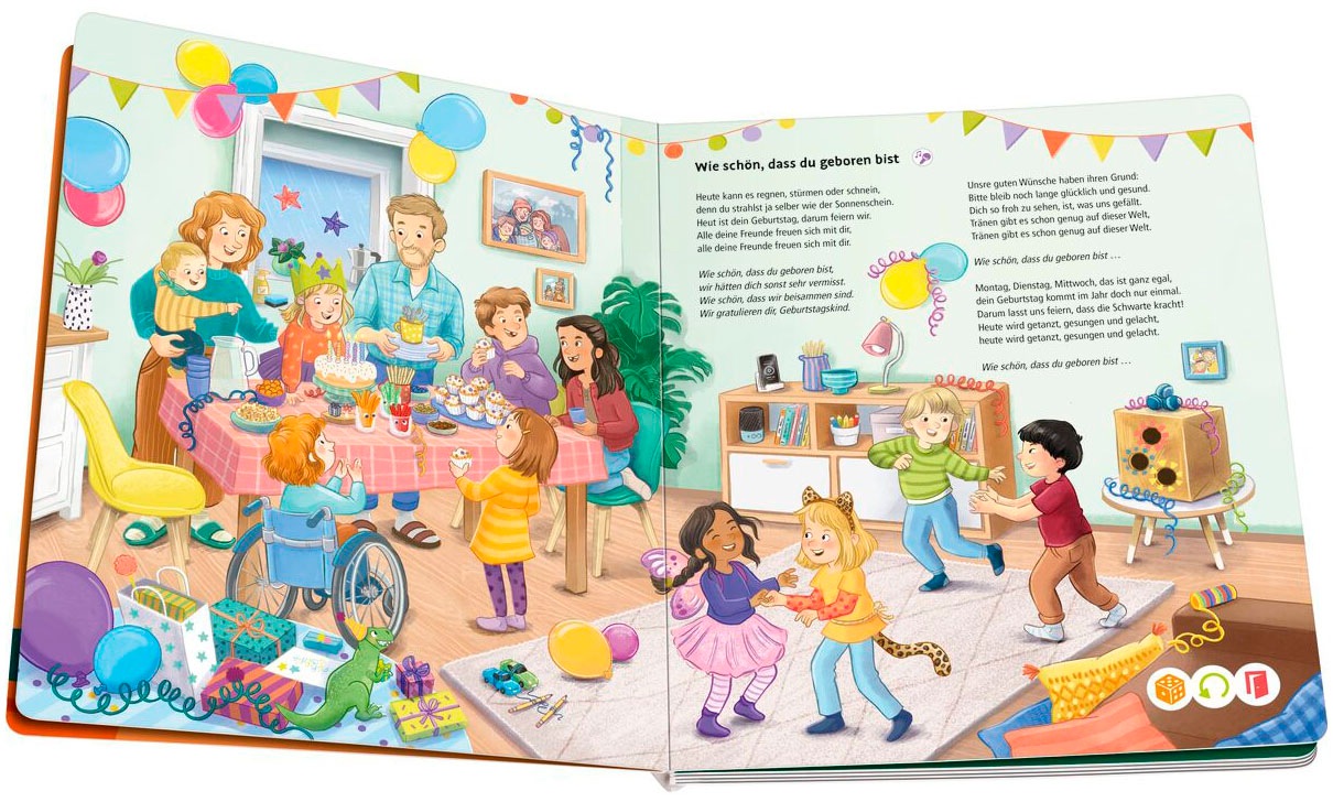 Ravensburger Kinderbuch »tiptoi® Liederbücher - Rolf Zuckowskis Liederwelt« Made in Europe