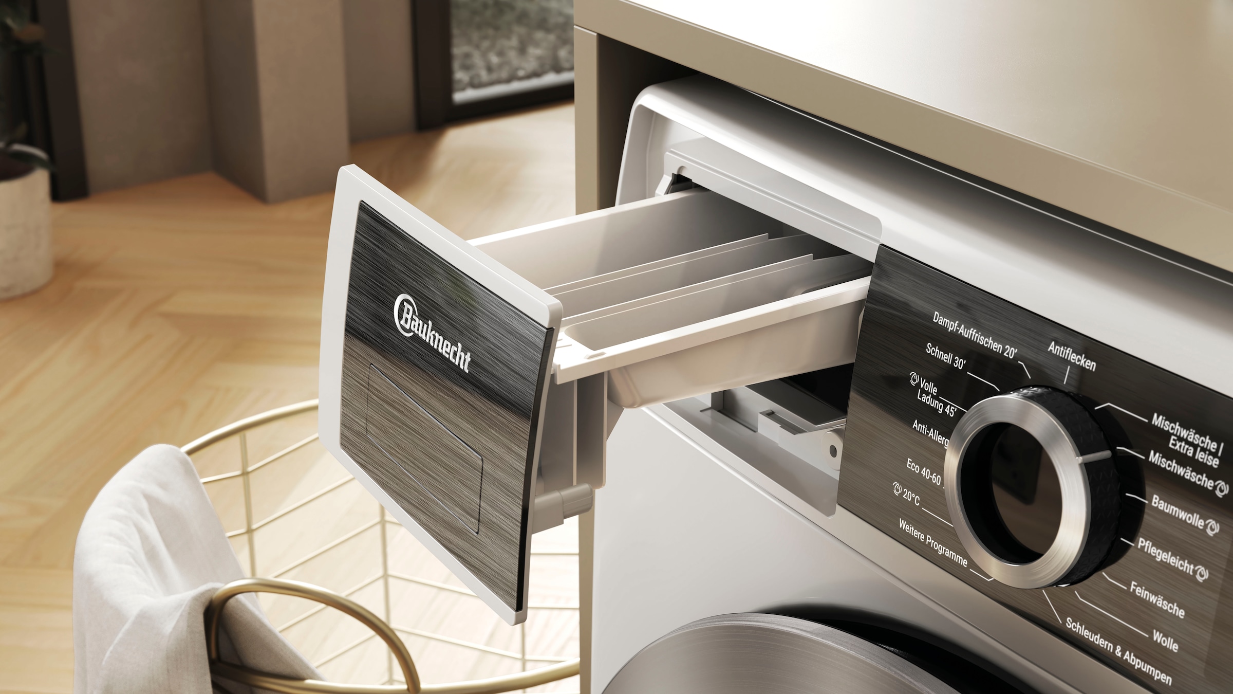 BAUKNECHT Waschmaschine »B7 99 SILENCE DE«, 9 kg, 1400 U/min