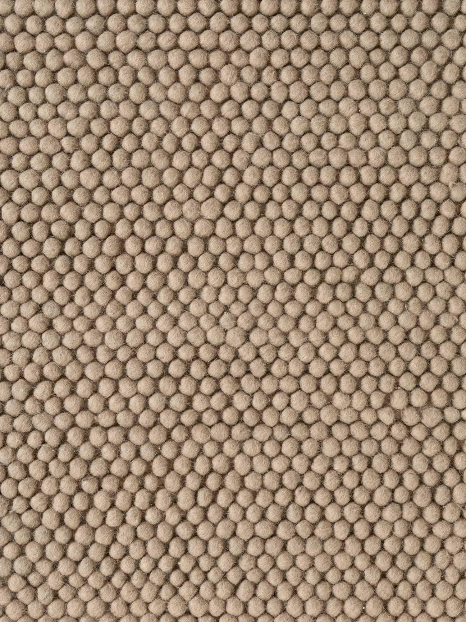 Ted Baker Wollteppich »Diana« rund 16 mm Höhe Wolle, Natur, Handgemacht, Wohnzimmer, Esszimmer, Schlafzimmer, Skandi