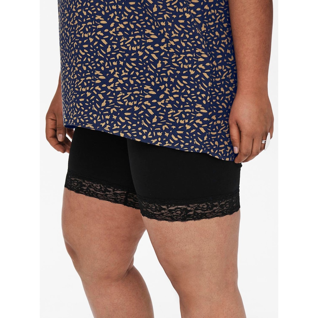 ONLY CARMAKOMA Radlerhose »CARTIME LIFE SHORTS LIFE WITH LACE NOOS«