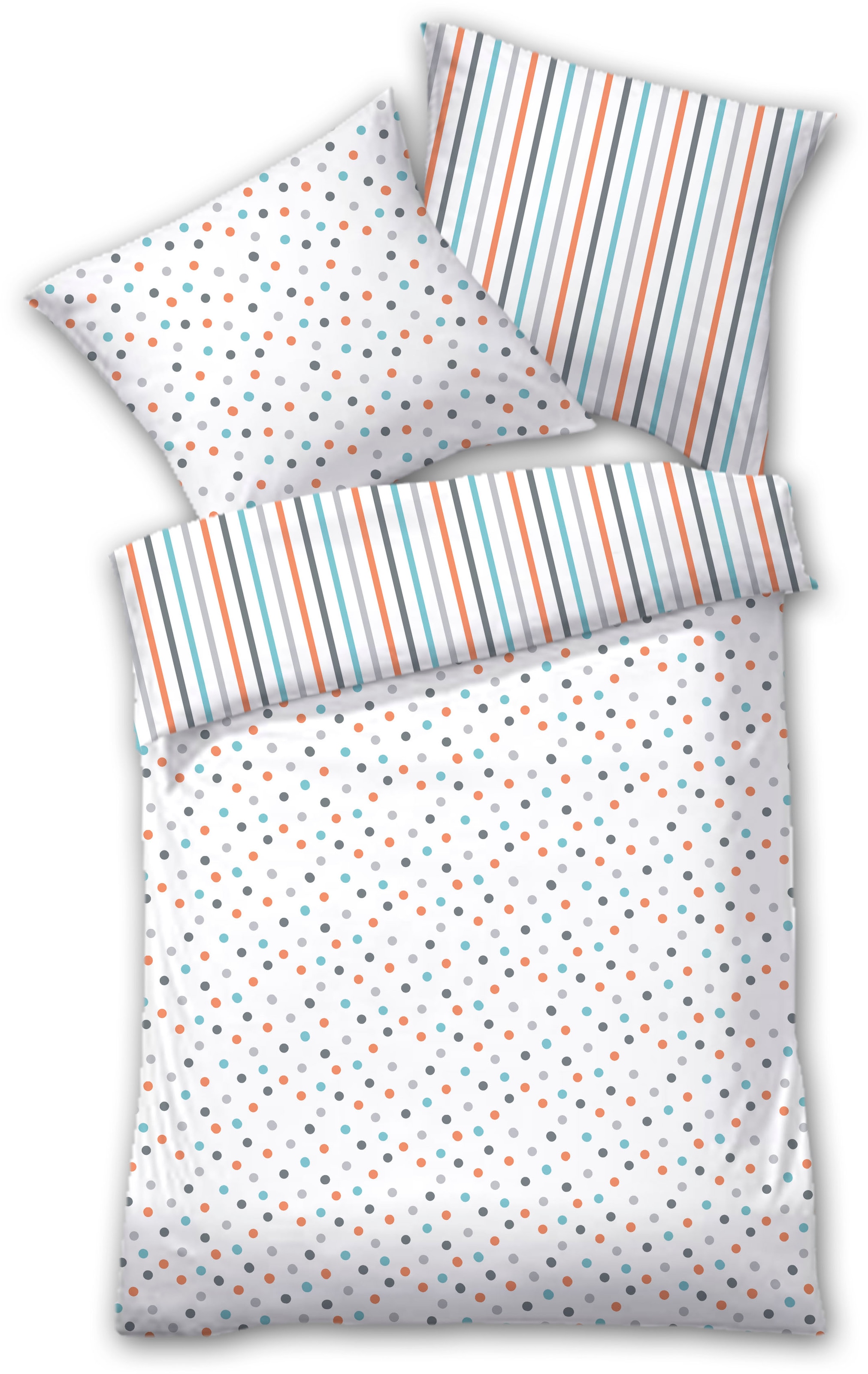 Dyckhoff Bettwäsche "4014" 2 Stk. Mako-Satin, 100 % Baumwolle, pflegeleicht günstig online kaufen