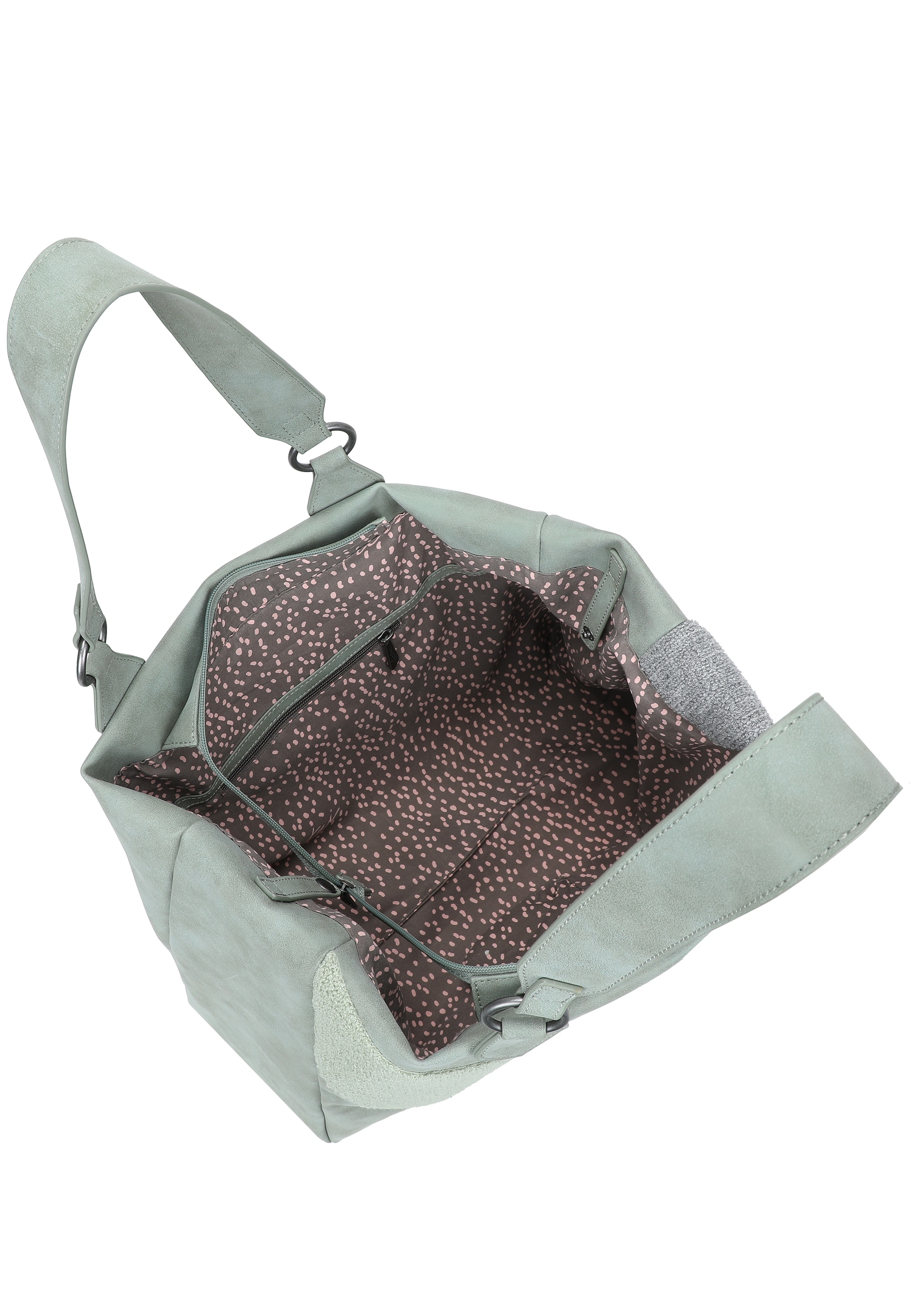 Fritzi aus Preußen Henkeltasche »Izzy Medium Limited Happy« mit moderner und weicher Flockung