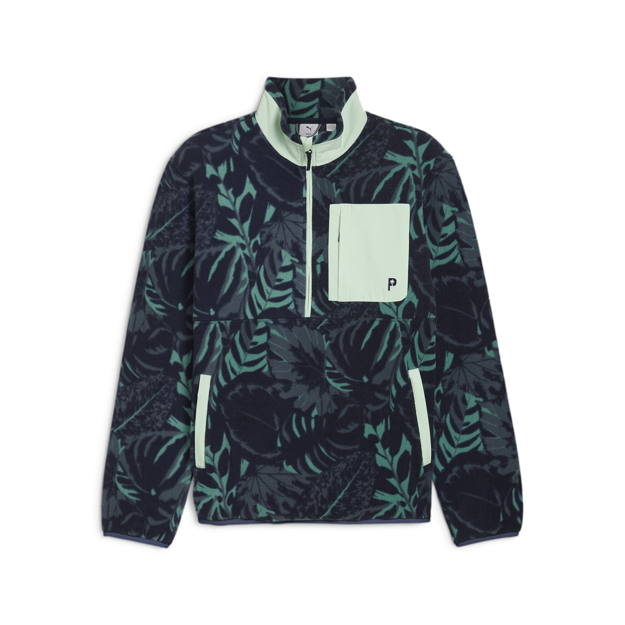 PUMA Sweatshirt "PUMA x PALM TREE CREW Palm Fleecetop mit halblangem" günstig online kaufen