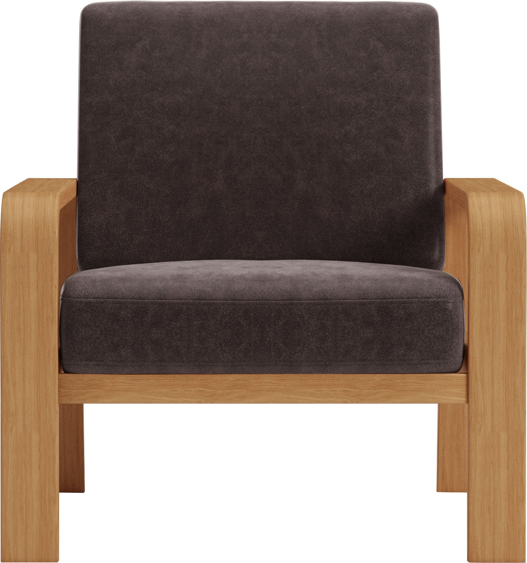 Sit&more Fotelis »Kolding« porankiais iš eichefarbigem Buchenholz verschiedene Bezüge ir spalvos