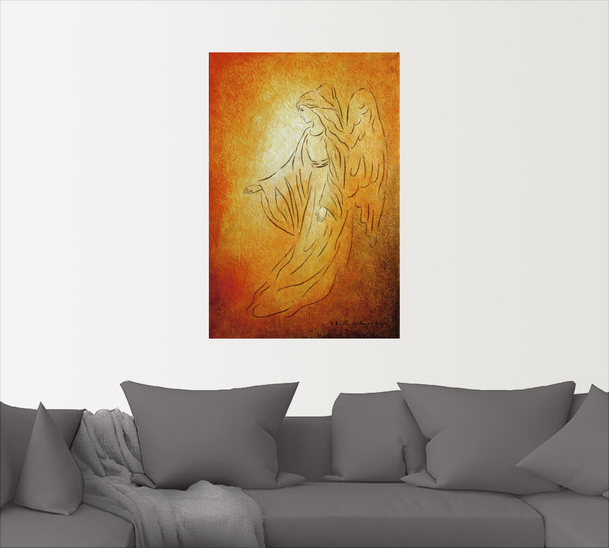 Artland Wandbild »Engel der Heilung - Engelkunst«, Religion, (1 St.), als Alubild, Outdoorbild, Leinwandbild, Poster, Wandaufkleber