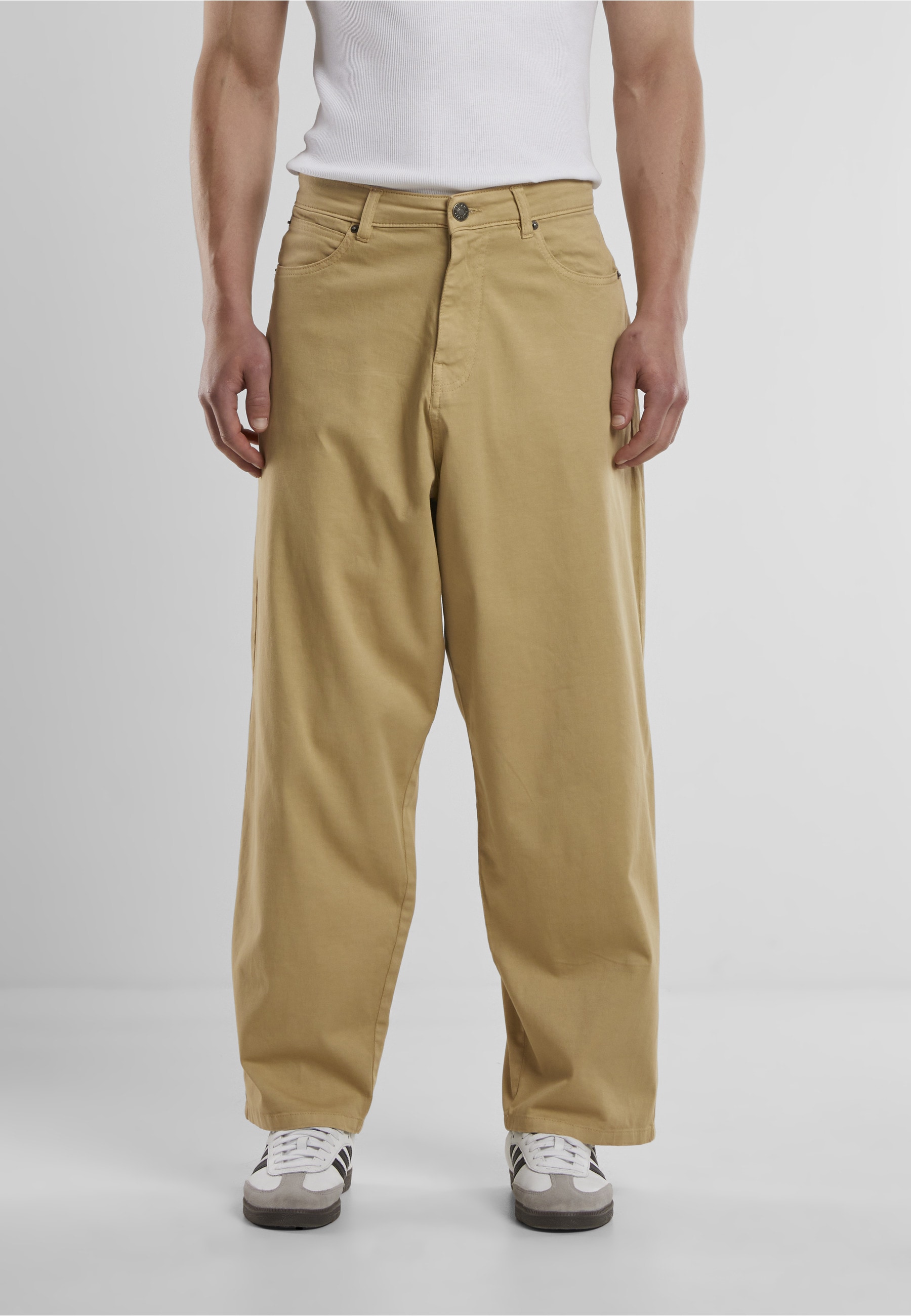 URBAN CLASSICS Stoffhose »Urban Classics Tapered Twill Baggy Pants«