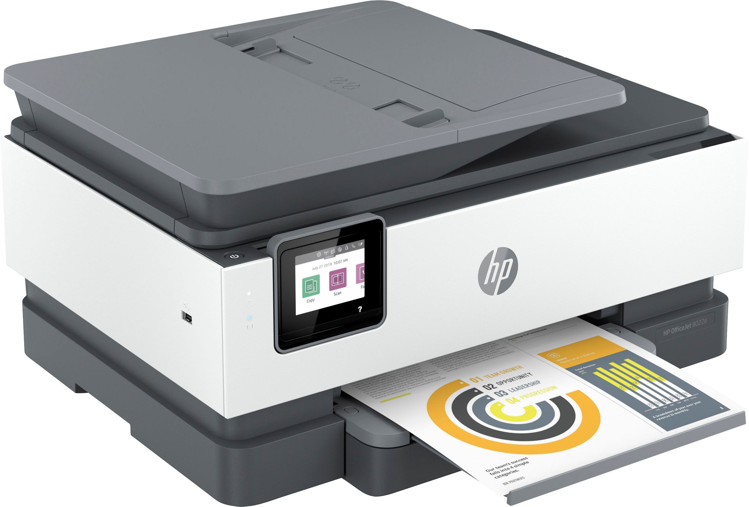 HP Multifunktionsdrucker »OfficeJet Pro 8022e All-in-One A4 color«, 6 Monate gratis Drucken mit HP Instant Ink inklusive