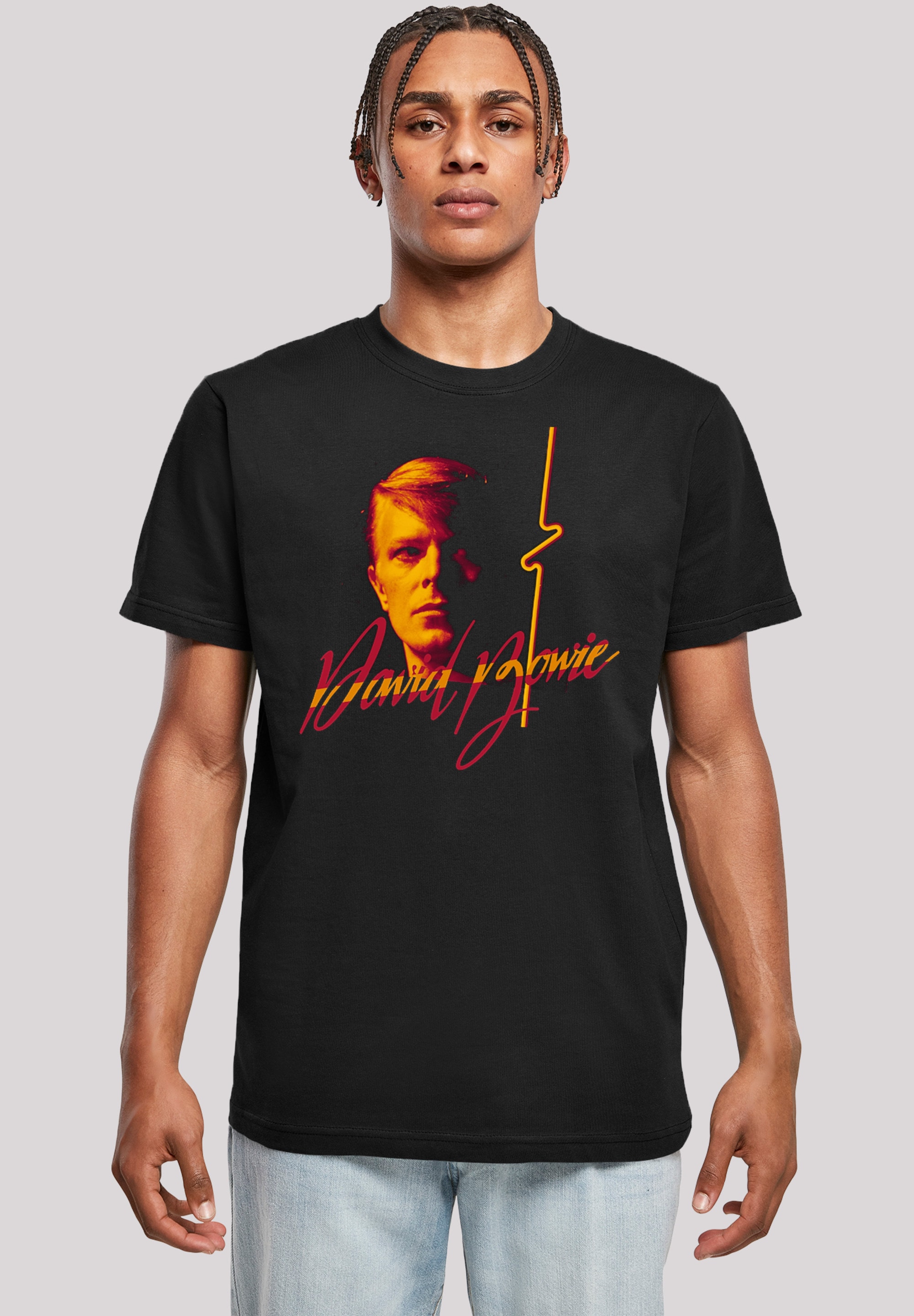 T-Shirt »David Bowie Photo Angle 90s«, Herren,Premium Merch,Regular-Fit,Basic,Bandshirt