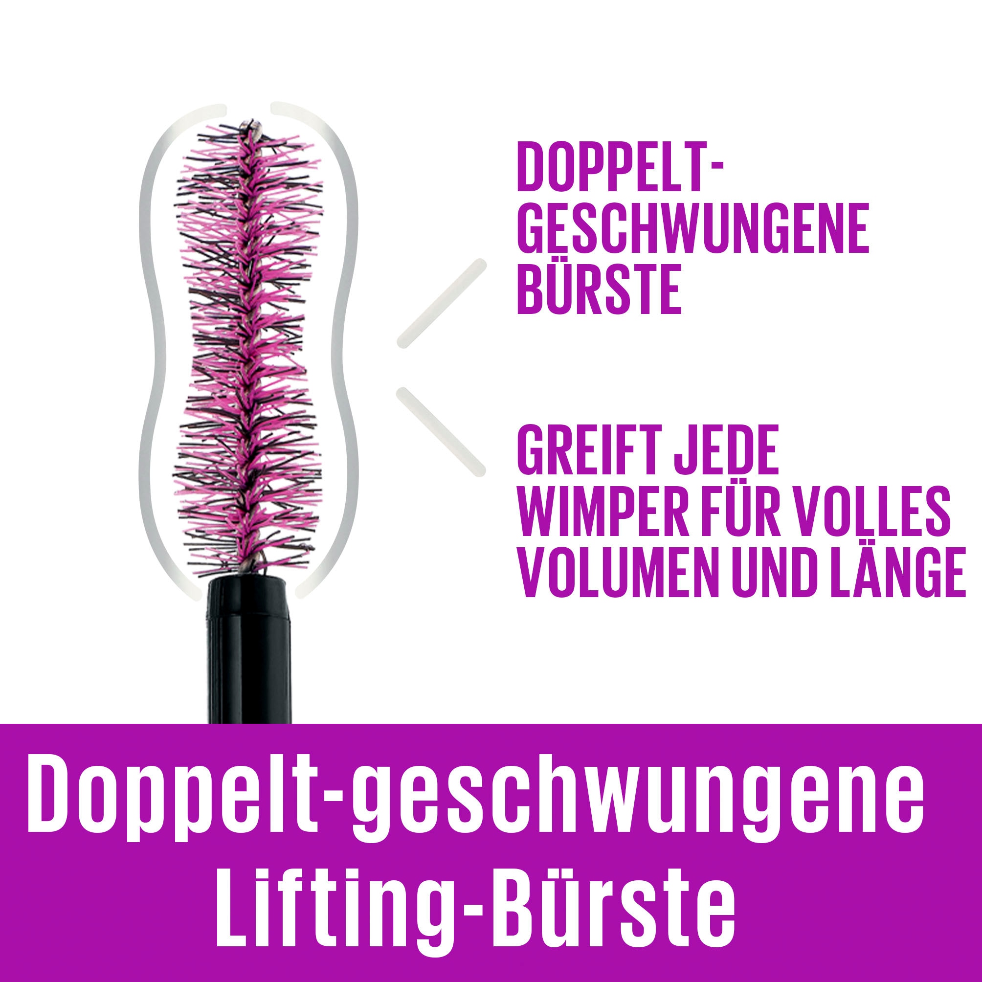 MAYBELLINE NEW YORK Mascara »Falsies Lash Lift«, mit wimpernverlängernden Fasern