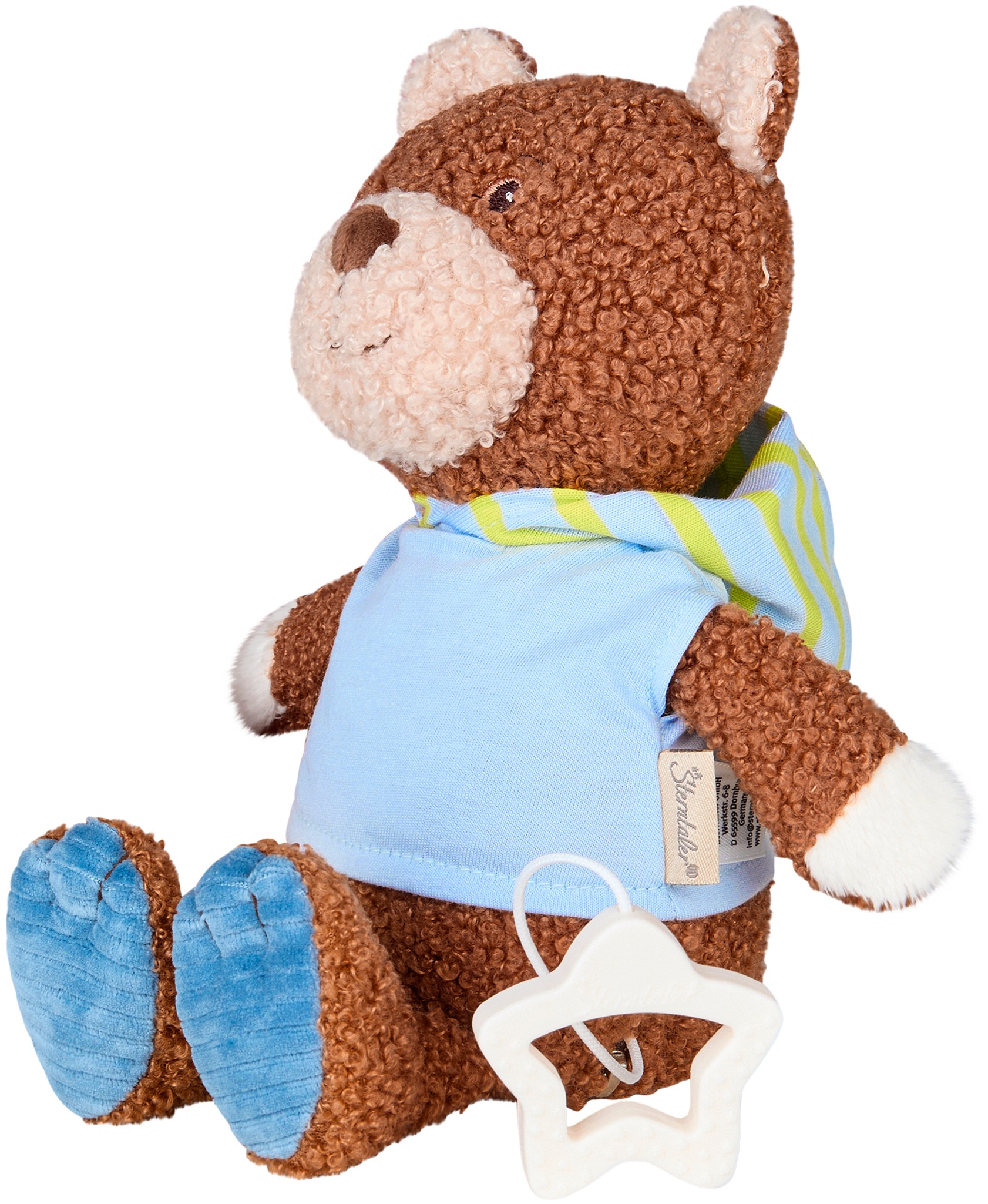 STERNTALER Kinder Spieluhr "Bär Bob, M", braun, Flauschstoff, Jersey, B:20cm H:26cm T:9,5cm, Spieluhren