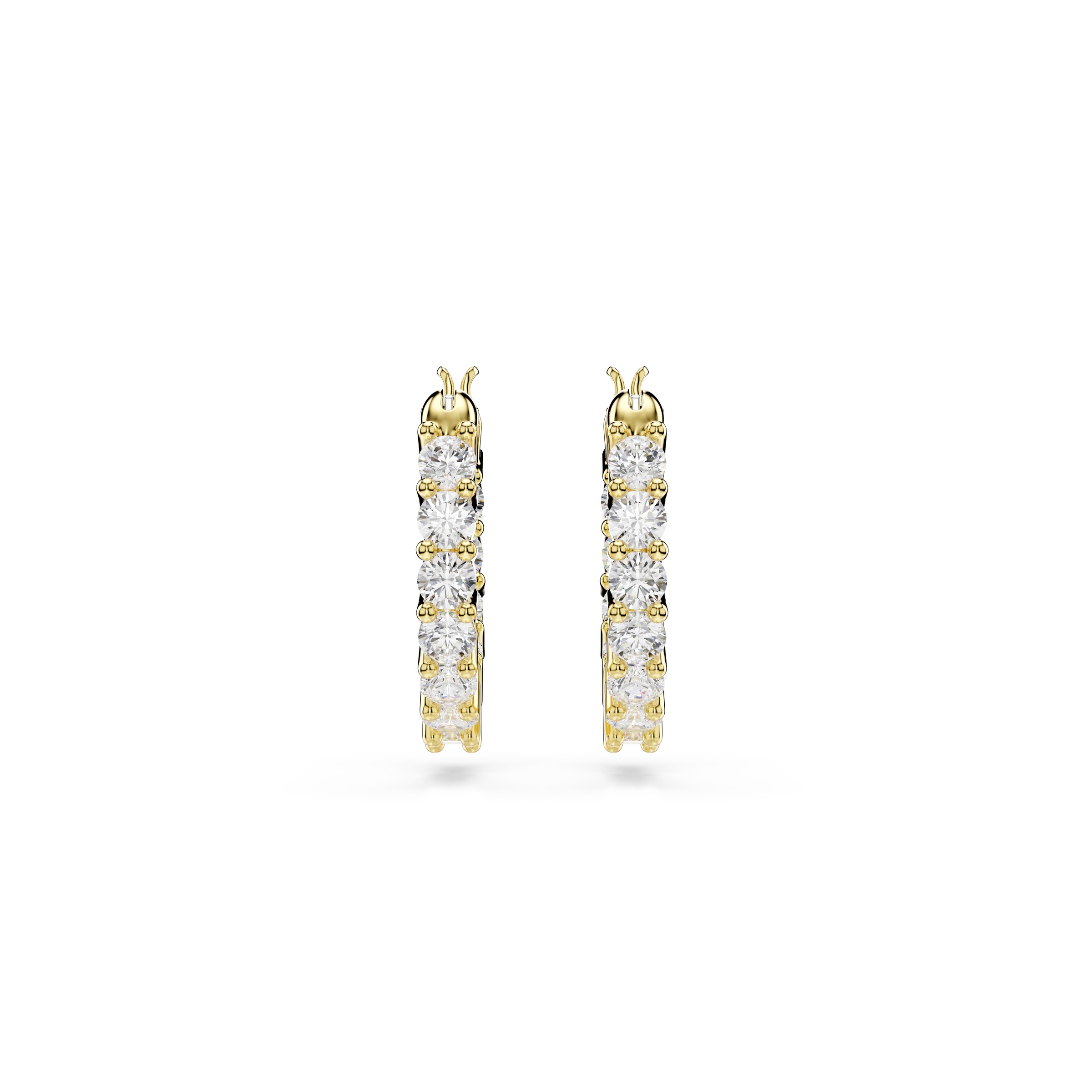 Swarovski Paar Creolen »Schmuck Geschenk Matrix Tennis Vittore Ohrringe«, Swarovski® Zirkonia (synth.)