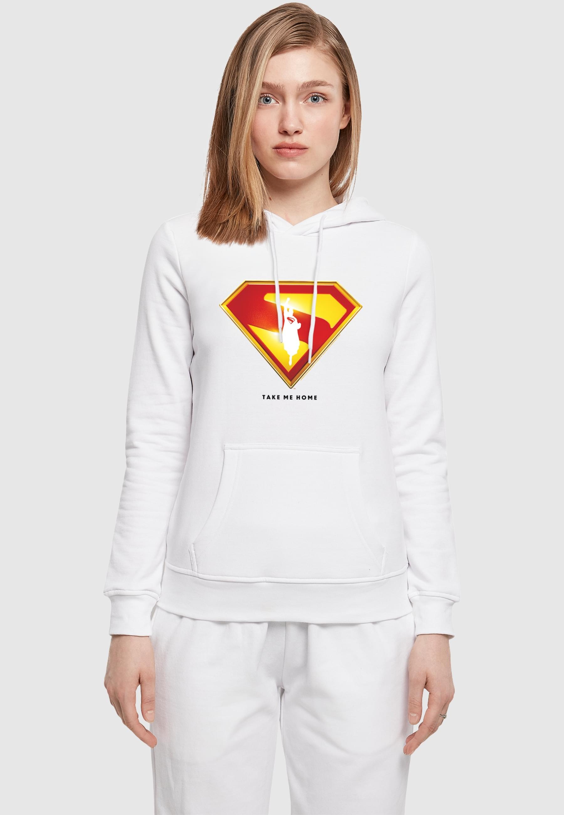 ABSOLUTE CULT Kapuzenpullover »ABSOLUTE CULT Ladies Superman Logo Take Me Home Basic Hoody«, (1 tlg.)
