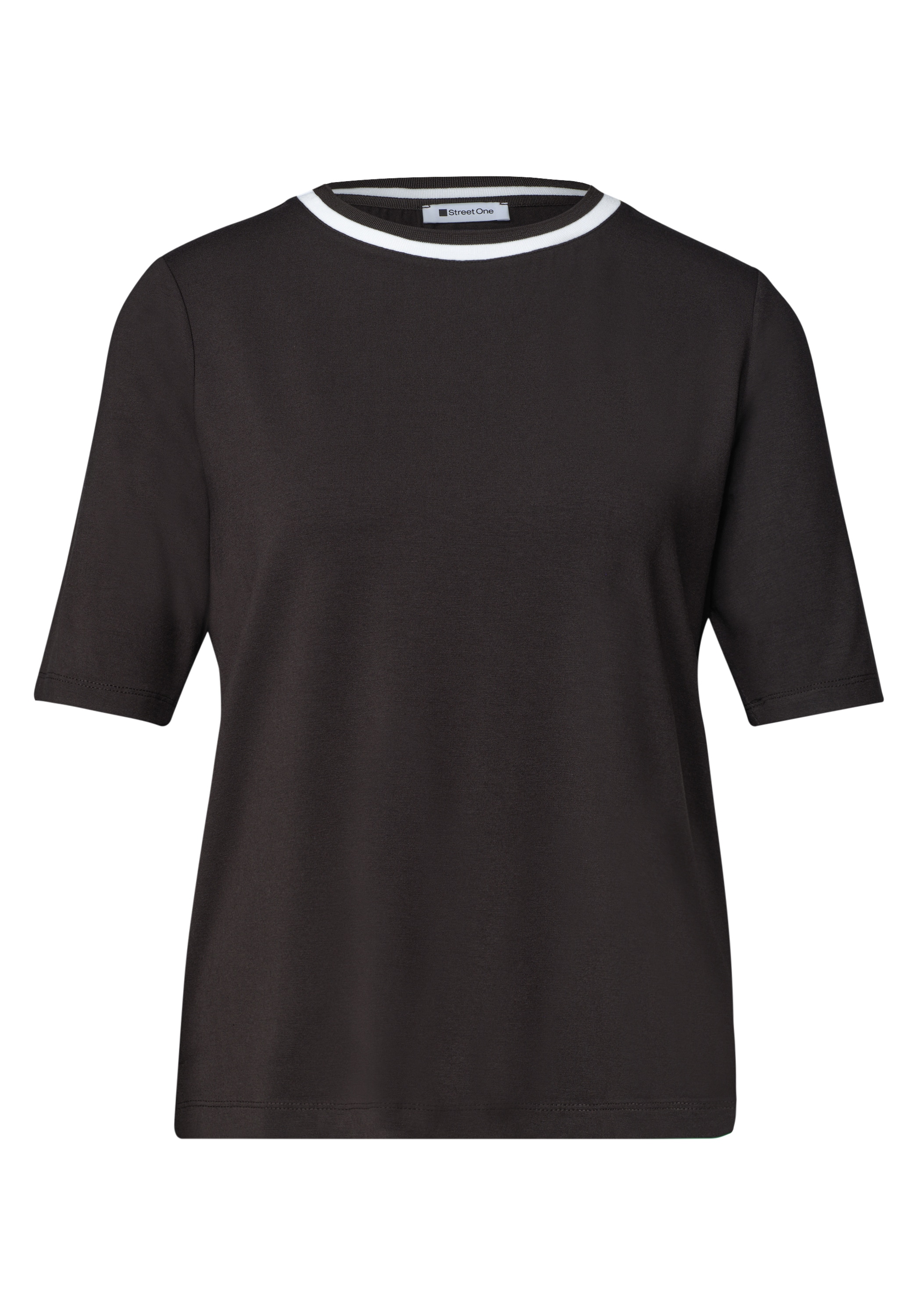 STREET ONE T-Shirt mit Rundhalsausschnitt