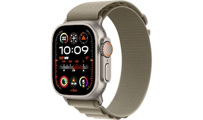 Smartwatch »Watch Ultra 2 GPS 49 mm + Cellular Titanium L«, (Watch OS 10 Alpine Loop)