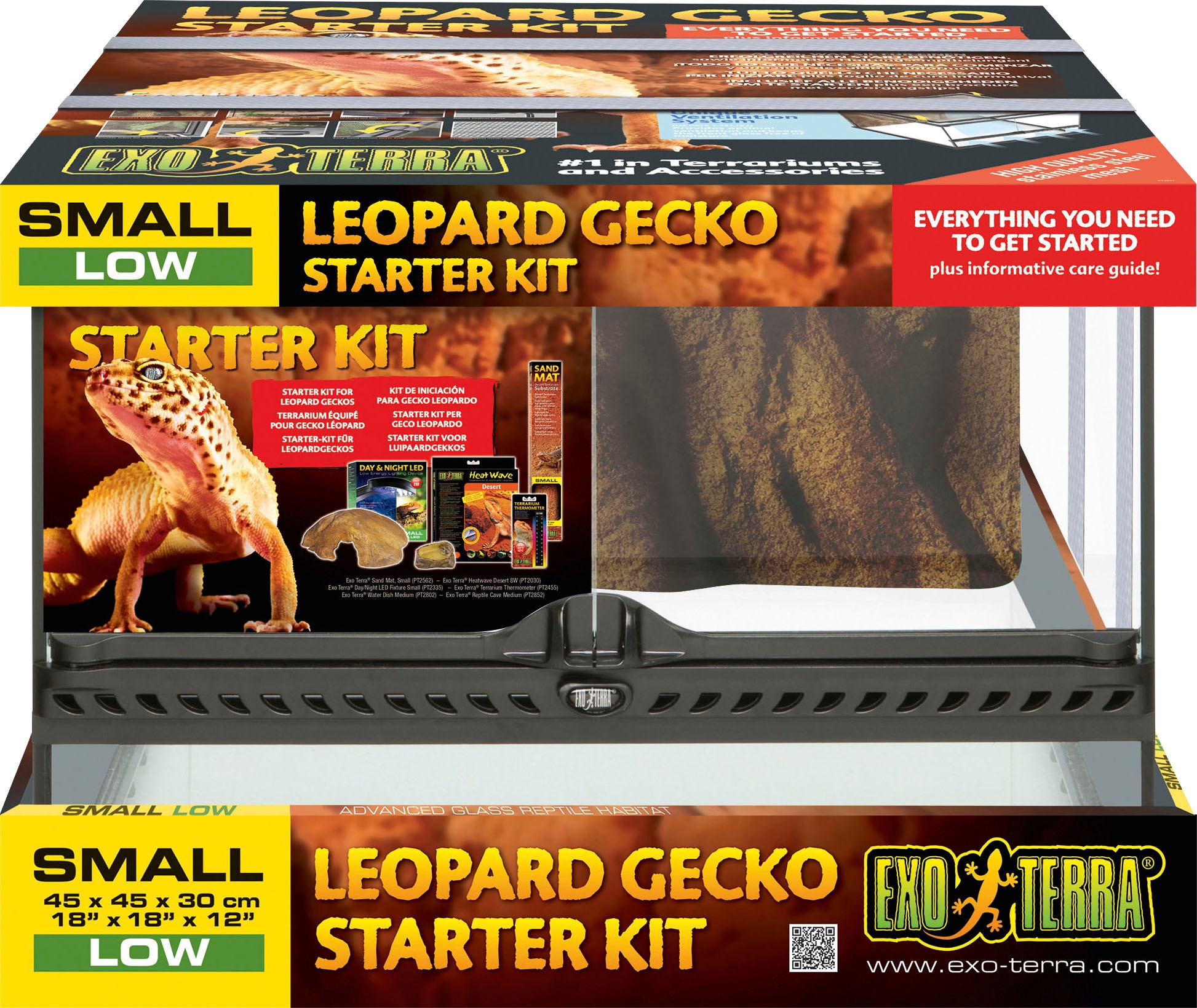 Exo Terra Terrarium »Leopardgecko Small/Low«, (Set), BxTxH: 45x45x30 cm kaufen