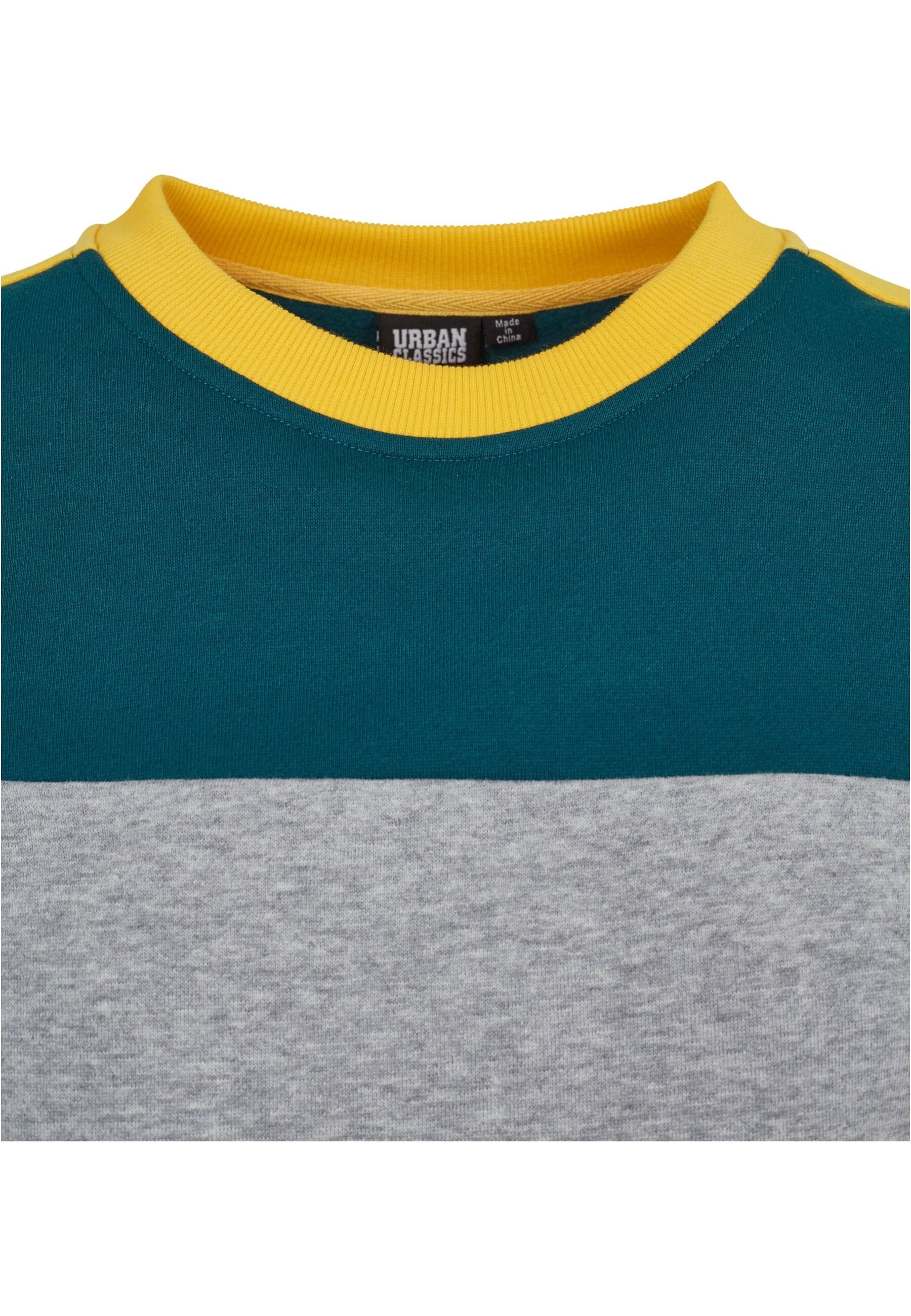 URBAN CLASSICS Sweatshirt »Urban Classics Damen Ladies Cropped 3-Tone Stripe Crew«, (1 tlg.)