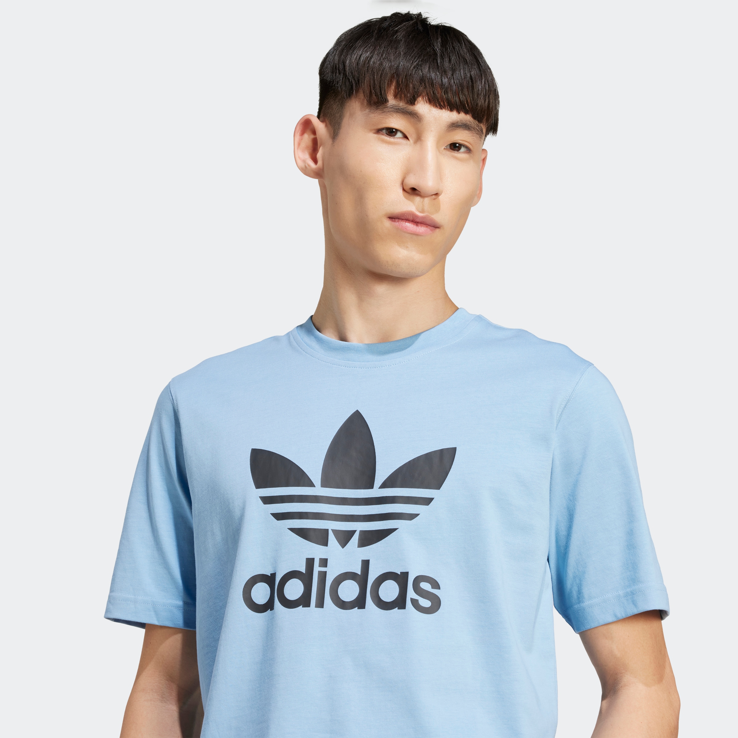 adidas Originals T-Shirt »TREFOIL T-SHIRT«, Basic Shirt mit großem Trefoil Logoprint