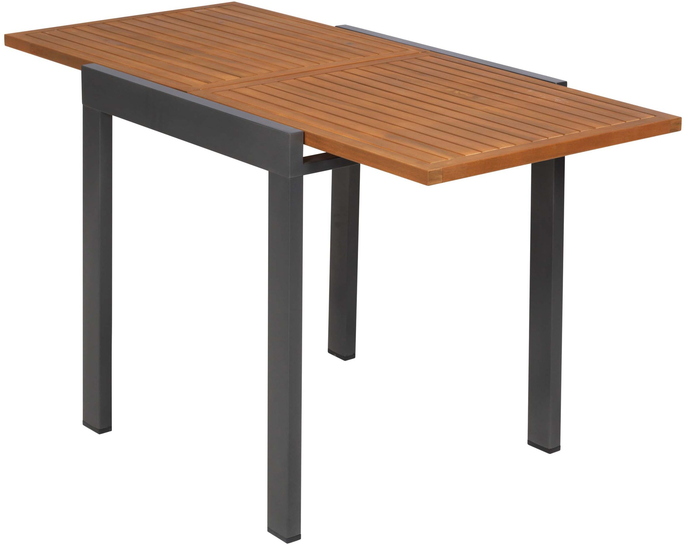 MERXX Extendable Balcony Table Graphite/Natural 2