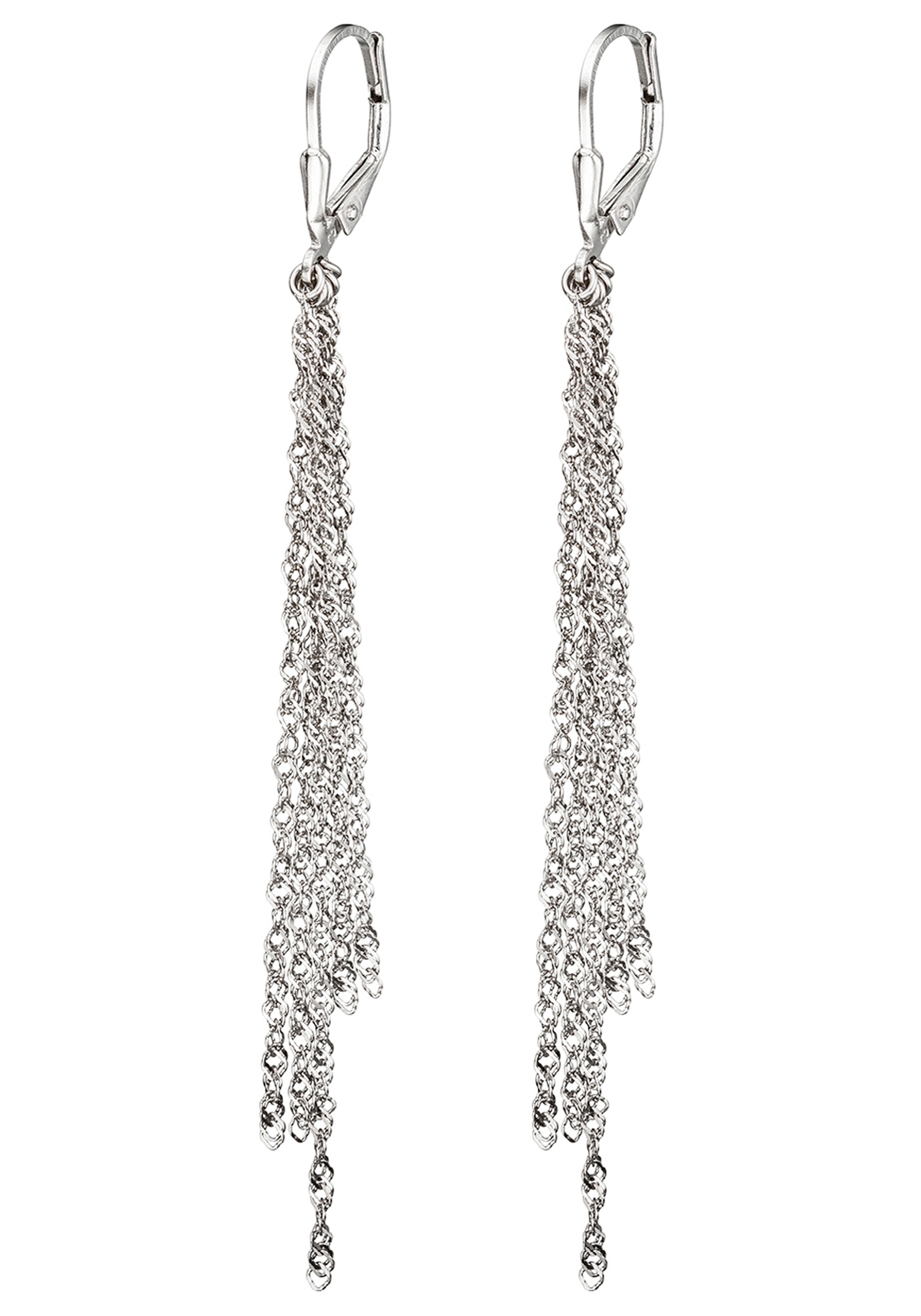 Paar Ohrhänger JOBO, silber (silber 925), Ohrringe, Damen, Silber 925 (Sterlingsilber), 925 Silber 5