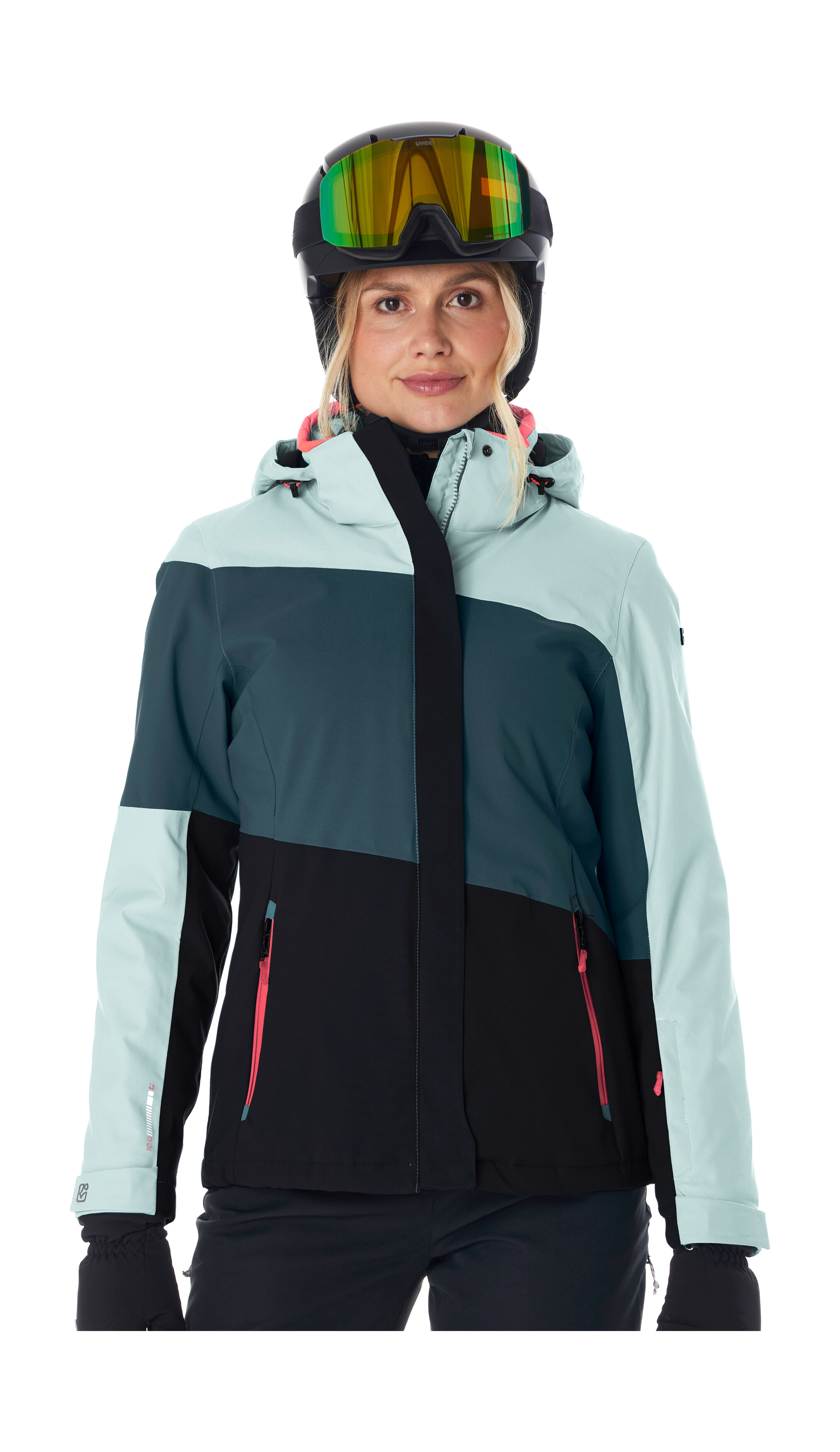 Killtec Skijacke "KSW 67 WMN SKI JCKT" Damen Skijacke: wasserdicht, atmungsaktiv, abnehmbare Kapuze
