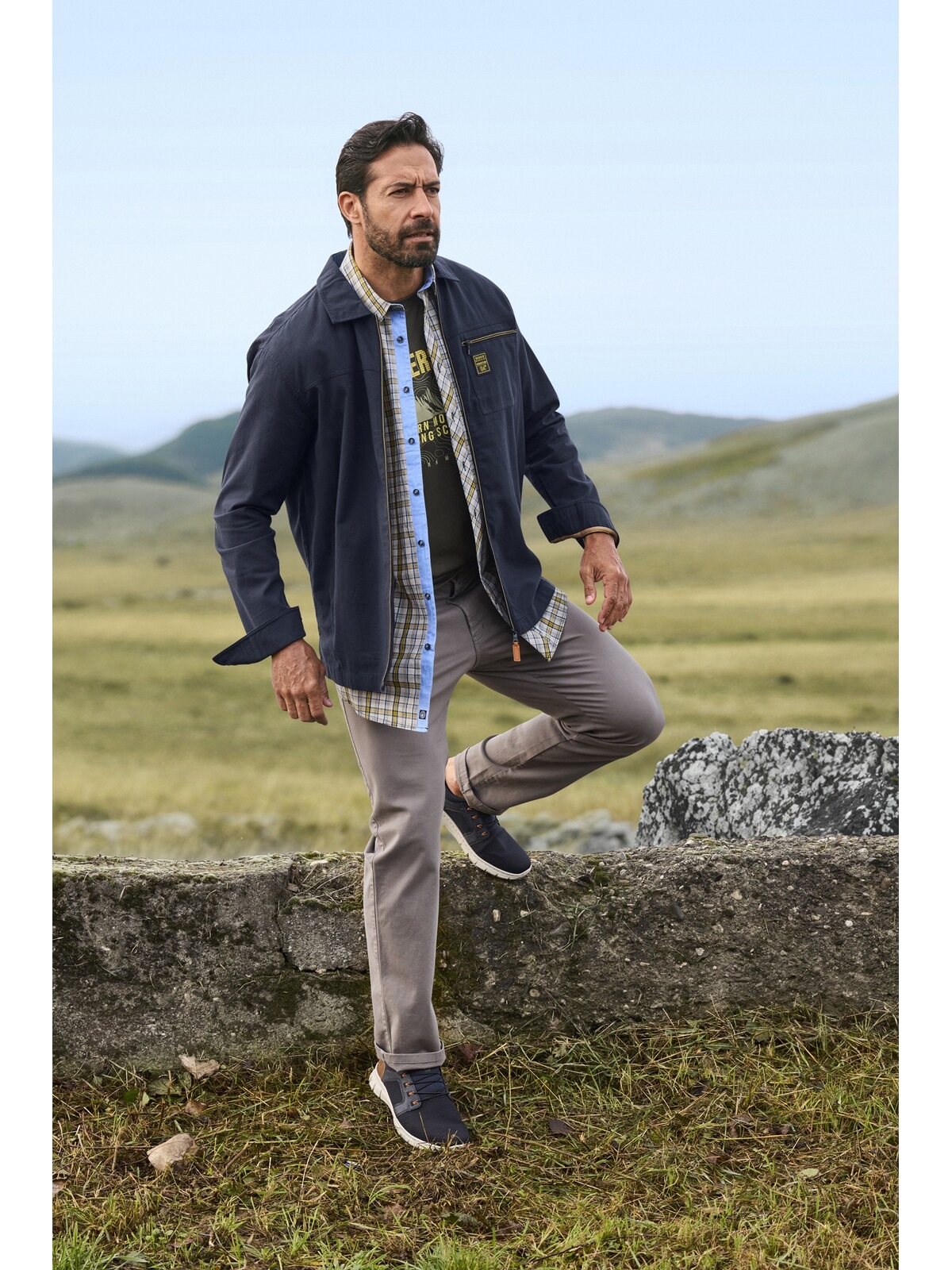 Jan Vanderstorm Outdoorhemd »Outdoorhemd ELBJERG«