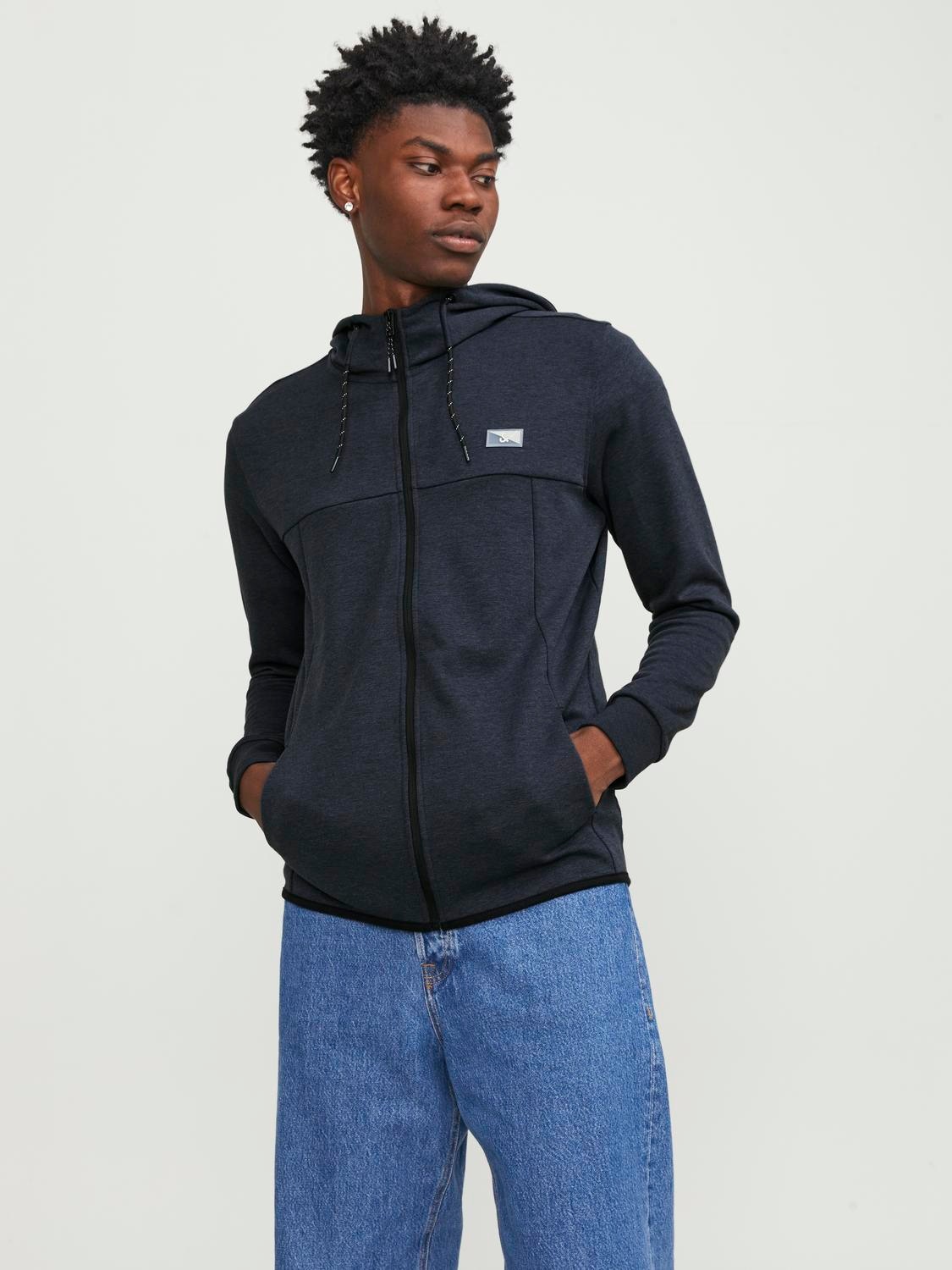 Jack & Jones Kapuzensweatjacke "JCOAIR SWEAT ZIP HOOD NOOS.", mit Kapuze