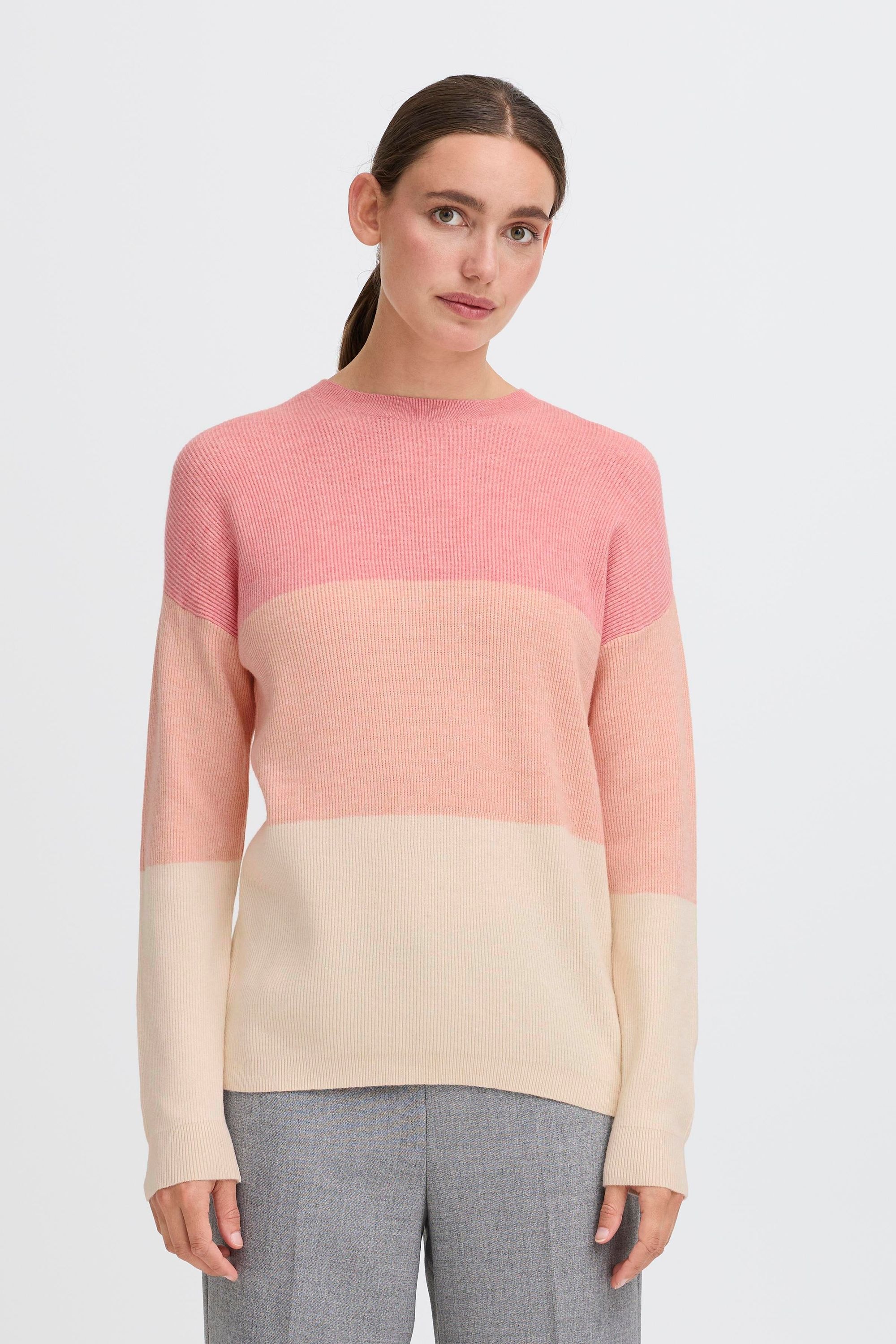 OXMO Strickfleece-Pullover »Strickpullover OXIMANNY LS«