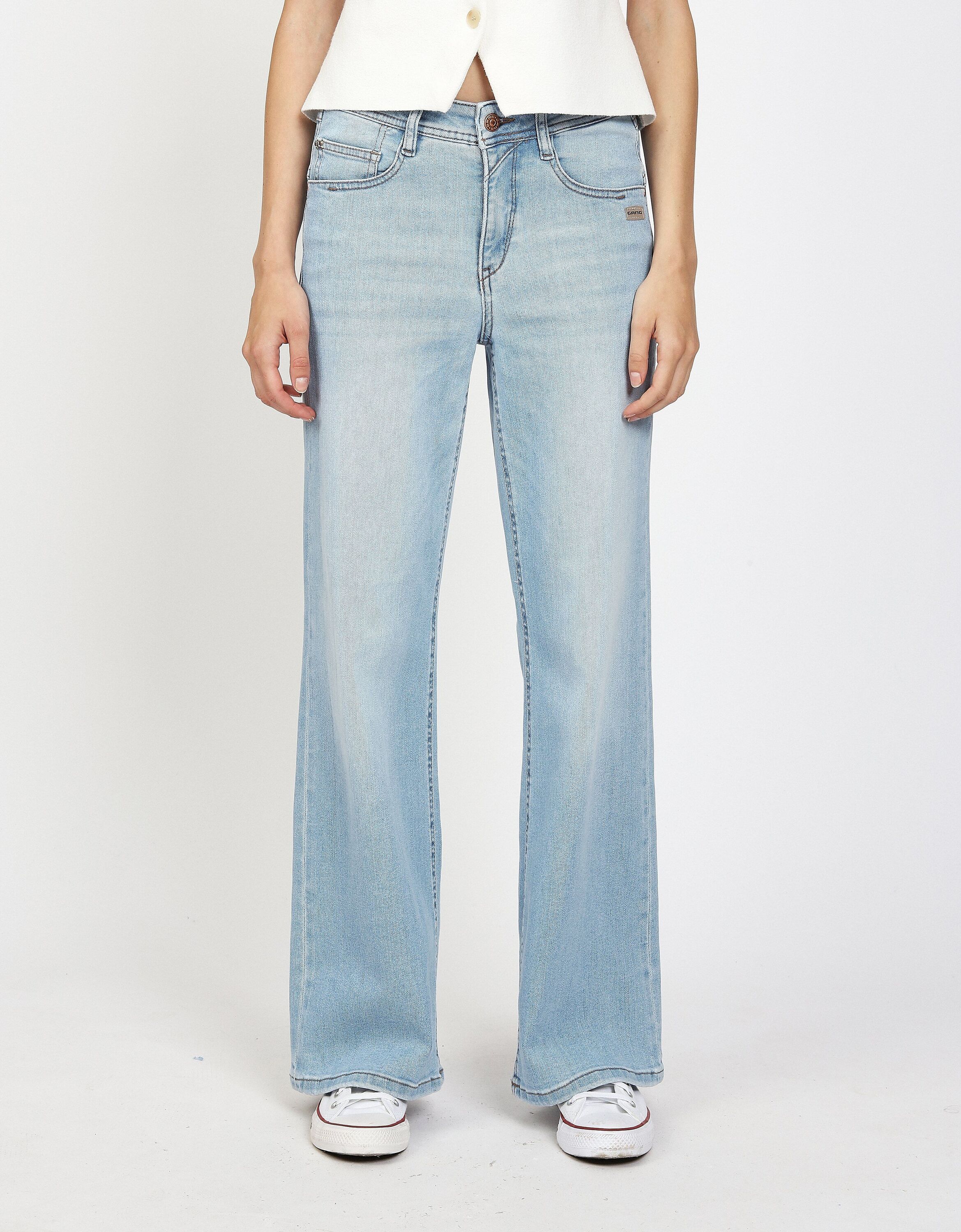 GANG Relax-fit-Jeans "94AMELIE WIDE" im 5-Pocket-Style