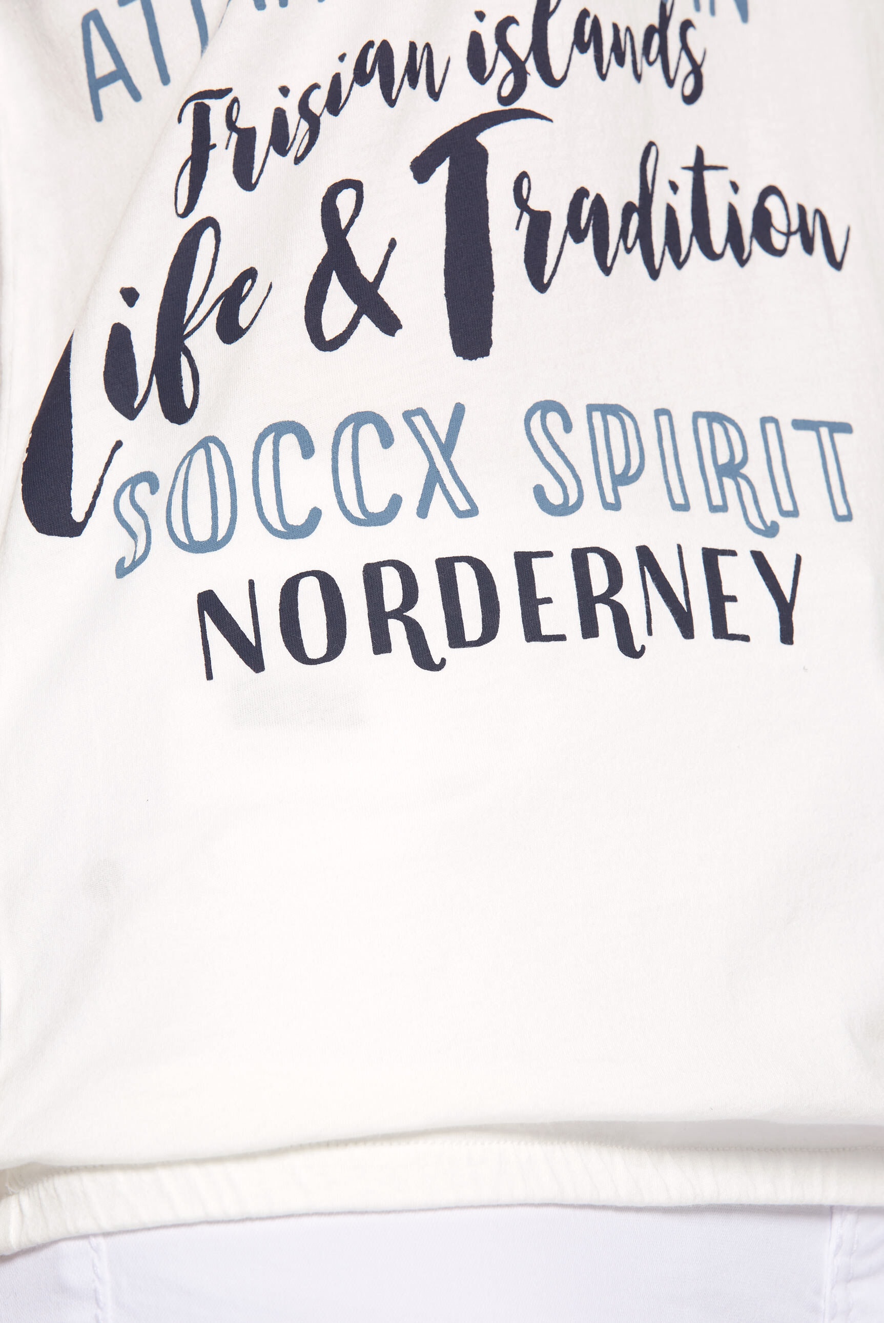 SOCCX Rundhalsshirt, mit Gummizug im Saum
