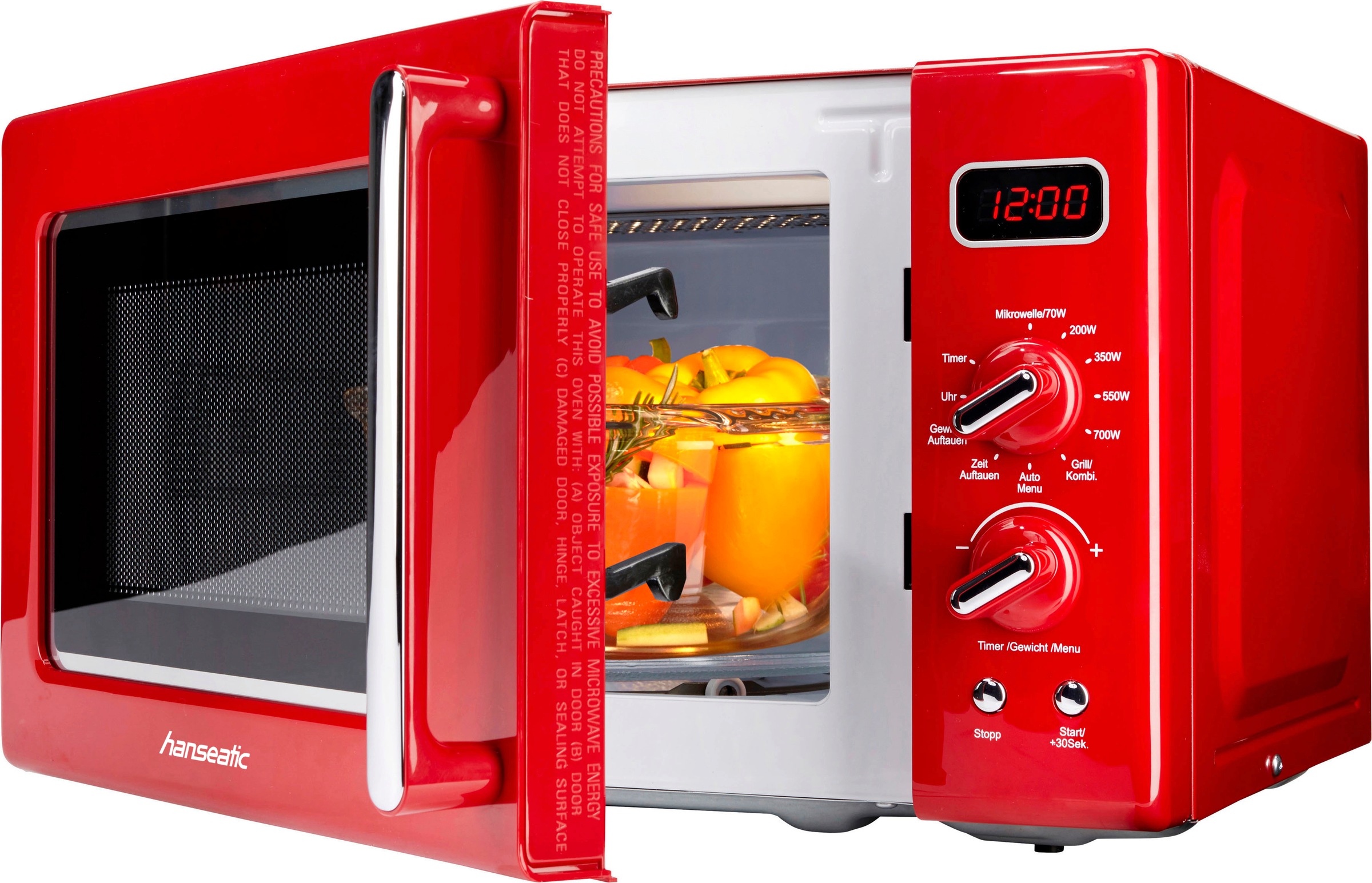 Hanseatic Mikrowelle "AG720CE6-PM" Grill  Mikrowelle inkl. 3 Jahre Herstellergarantie