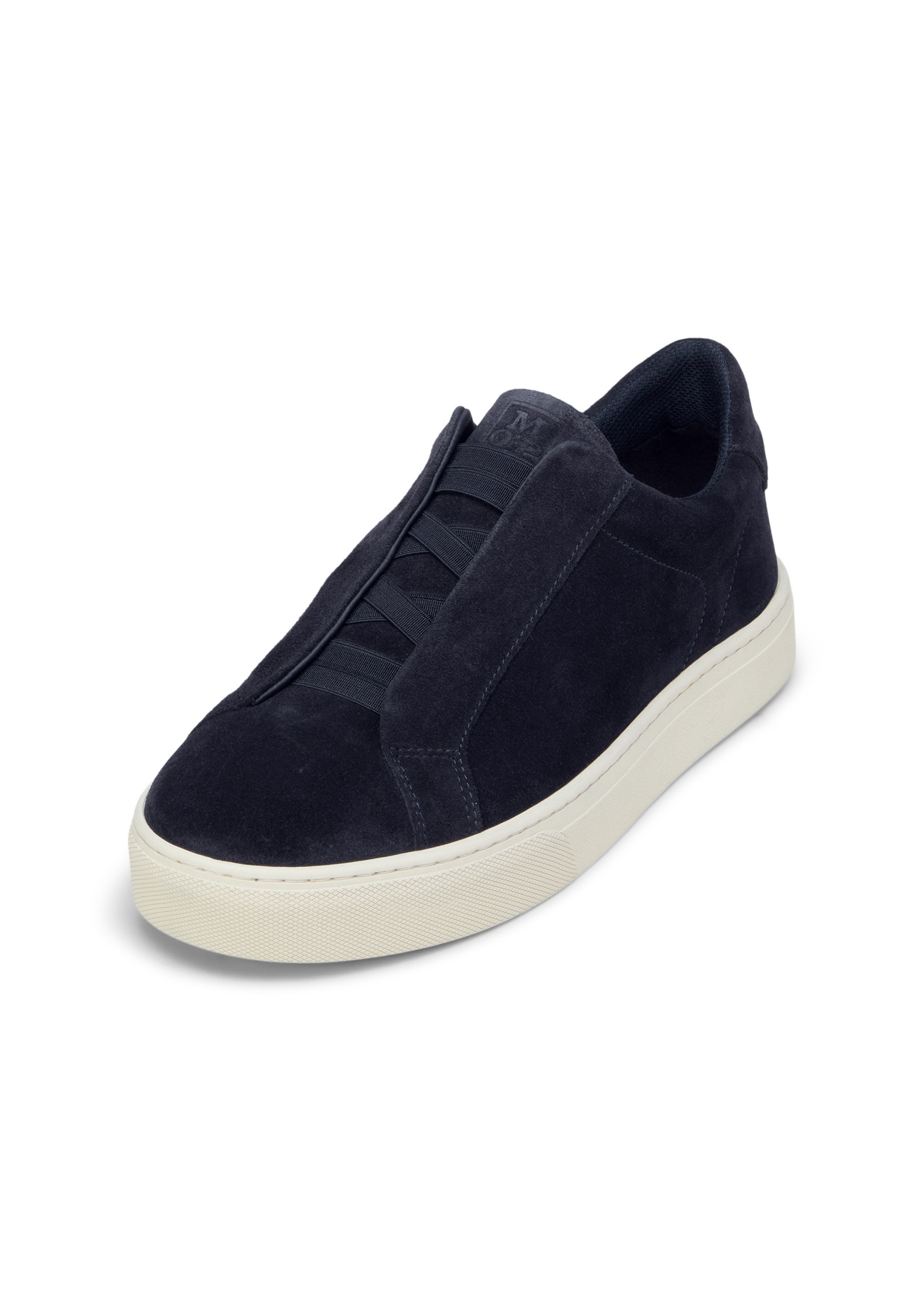 Sneaker MARC O'POLO "aus weichem Veloursleder", Herren, Gr. 40, navy, Obermaterial: 100% Leder (Rind), unifarben, Schuhe Sneaker