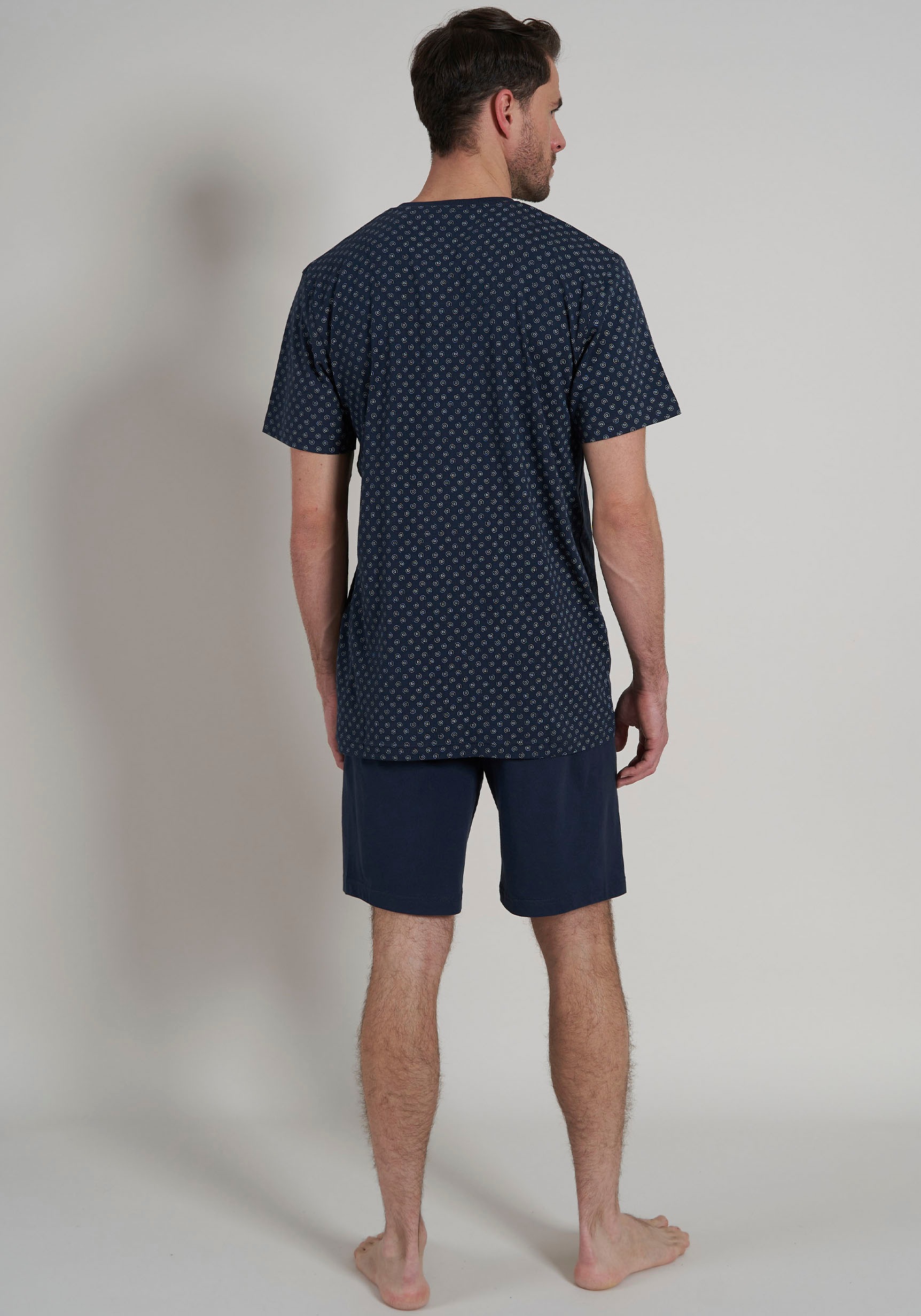 Thumbnail - bugatti Shorty 2 tlg. Rundhalsausschnitt, Kurzarm, kurze Hose, weich, bequem, atmungsaktiv