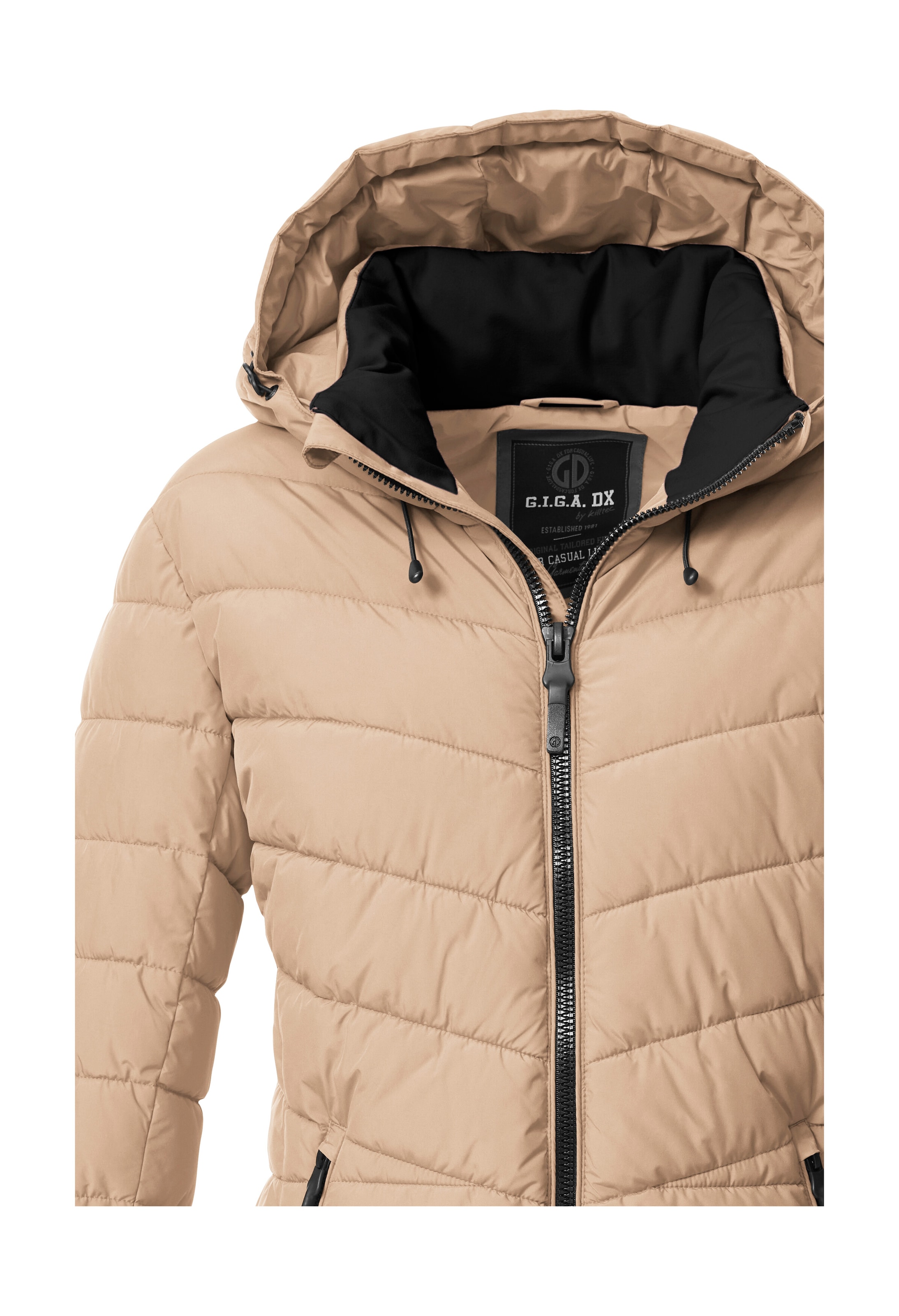 G.I.G.A. DX by killtec Steppjacke »GW 32 WMN QLTD JCKT«, Elegante Damenjacke, wasserabweisend, atmungsaktiv, abnehmbare Kapuze