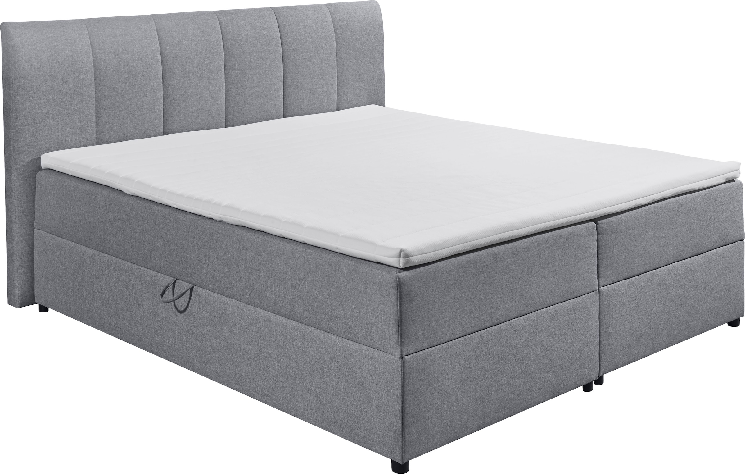 ED EXCITING DESIGN Boxbett »"Granada", Topseller inkl. Bettkasten und Topper«, erhältlich in den Größen 120x200cm & 180x200cm