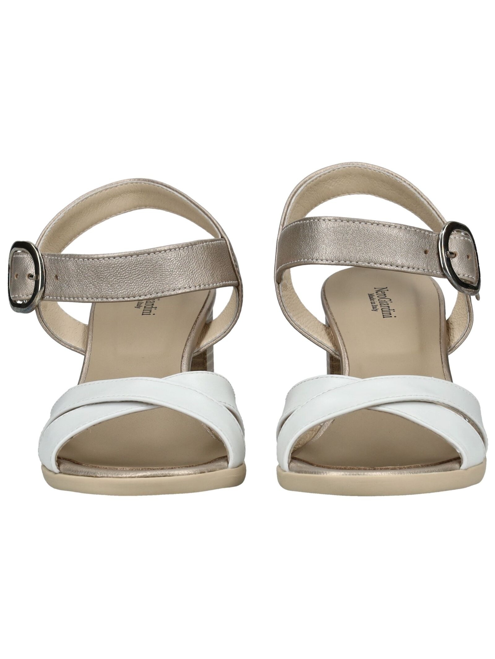 Nero Giardini Sandals Leather Women White Size 40 2
