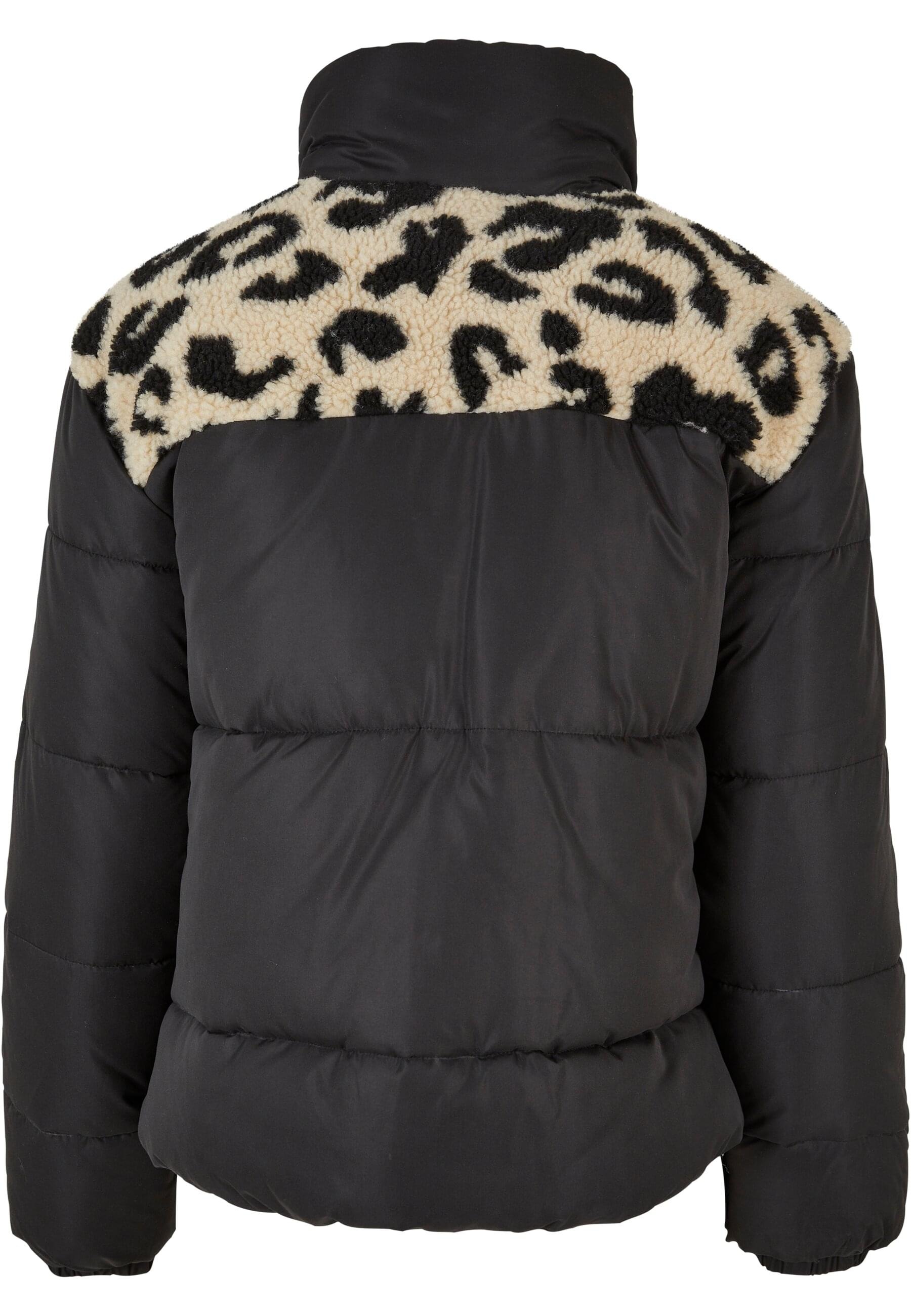 URBAN CLASSICS Winterjacke "Urban Classics Damen Ladies AOP Sherpa Mixed Pu günstig online kaufen