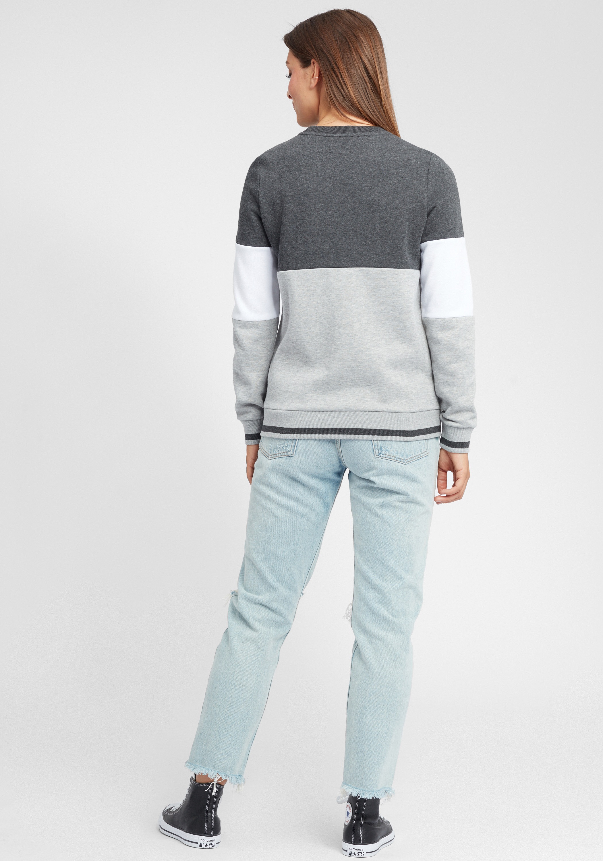 OXMO Rundhalspullover »Sweatpullover OXOmaya«