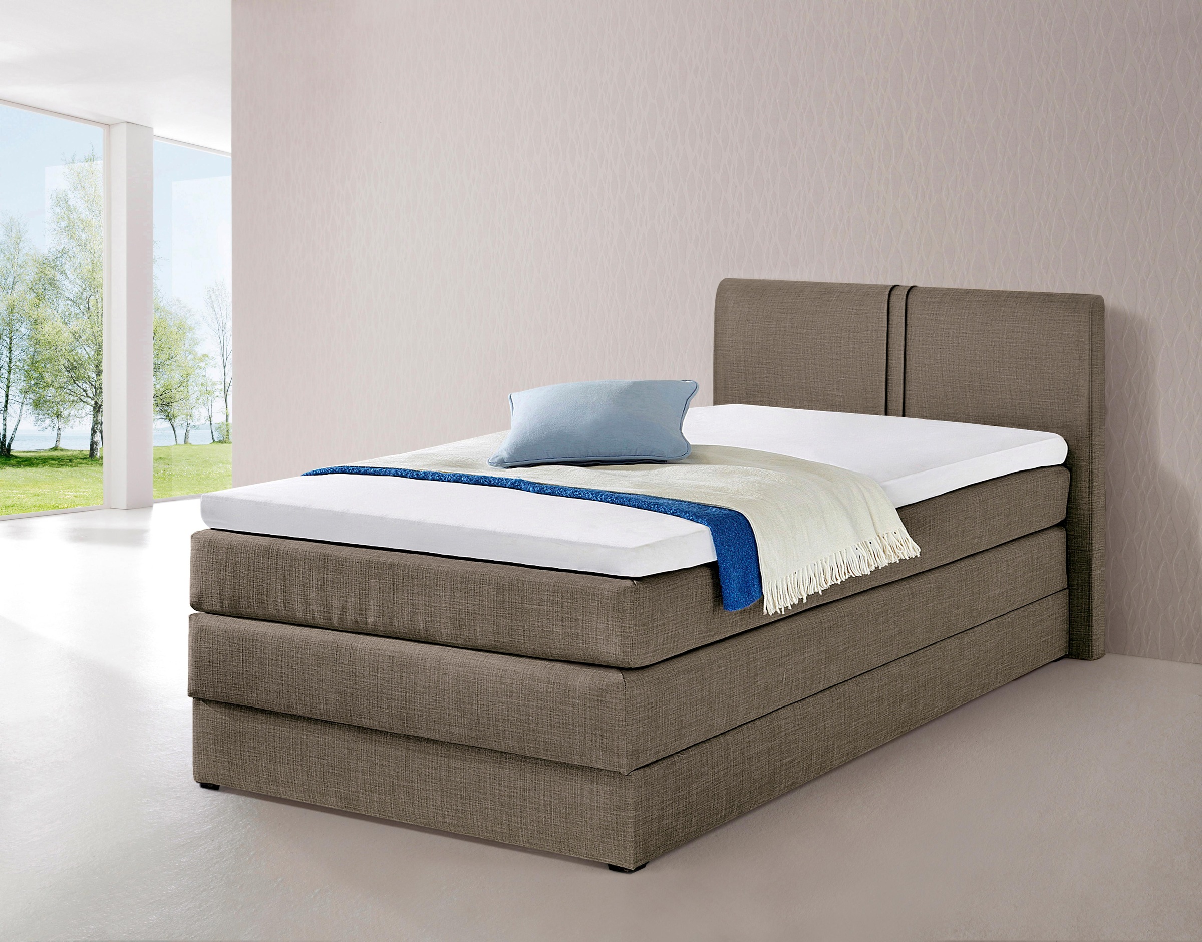 Thumbnail - hapo Boxspringbett mit Bettkasten