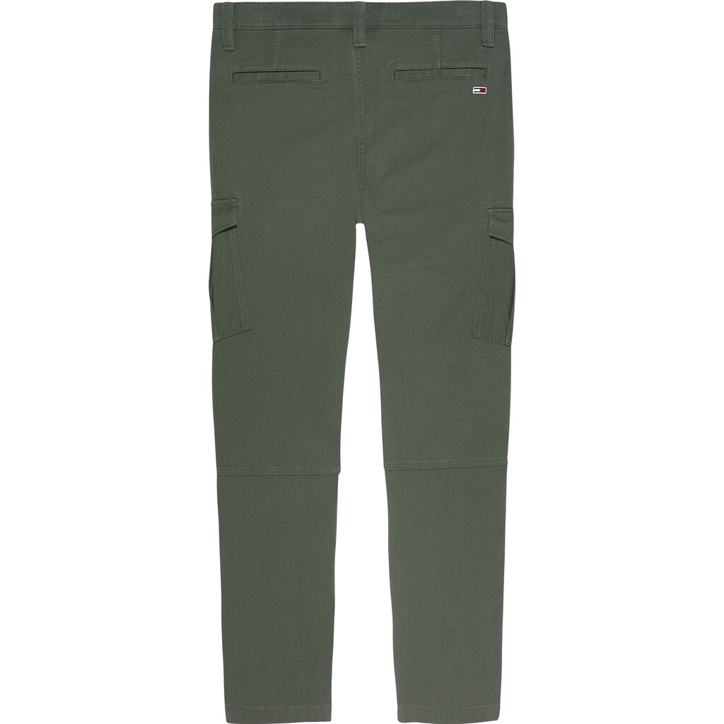 Tommy Jeans Cargohose »TJM SCANTON DOBBY CARGO«, mit Logostickerei
