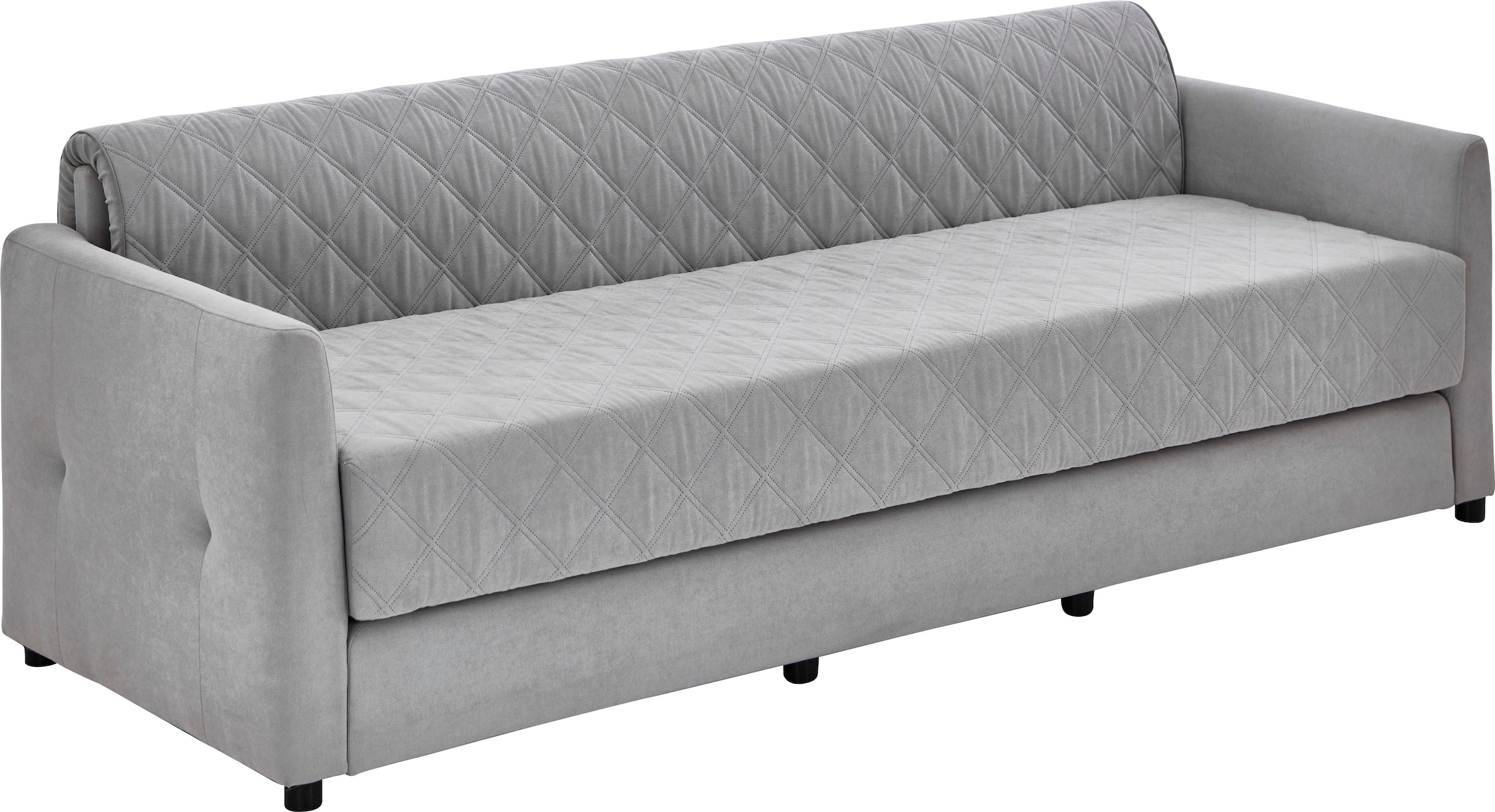 ATLANTIC home collection Schlafsofa »Ken«, mit Bettfunktion, inklusive Topper mit abnehmbarem Bezug